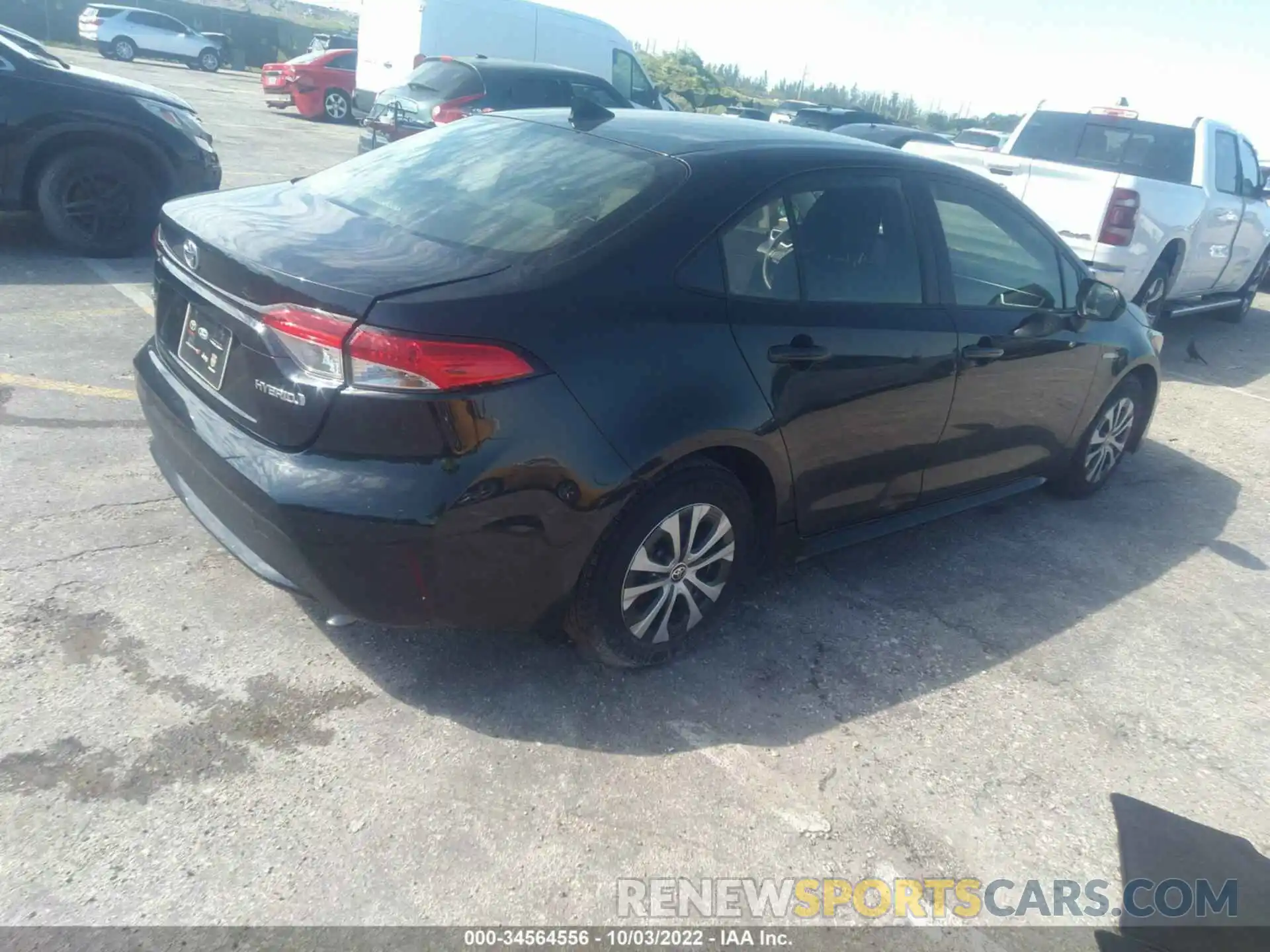 4 Photograph of a damaged car JTDEAMDEXMJ021938 TOYOTA COROLLA 2021