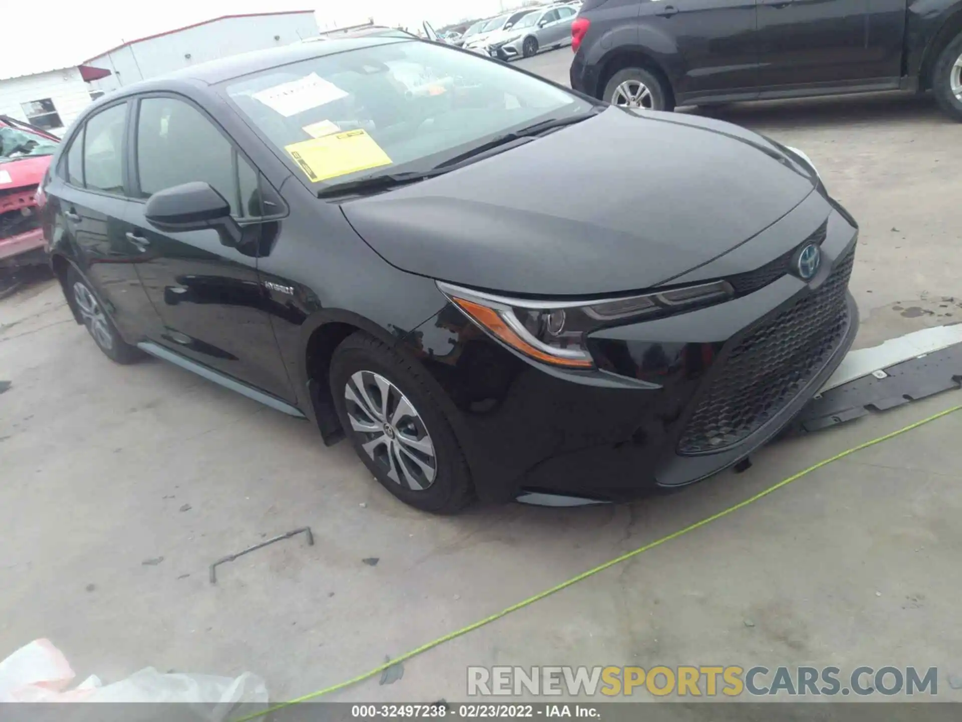 1 Photograph of a damaged car JTDEAMDEXMJ022135 TOYOTA COROLLA 2021