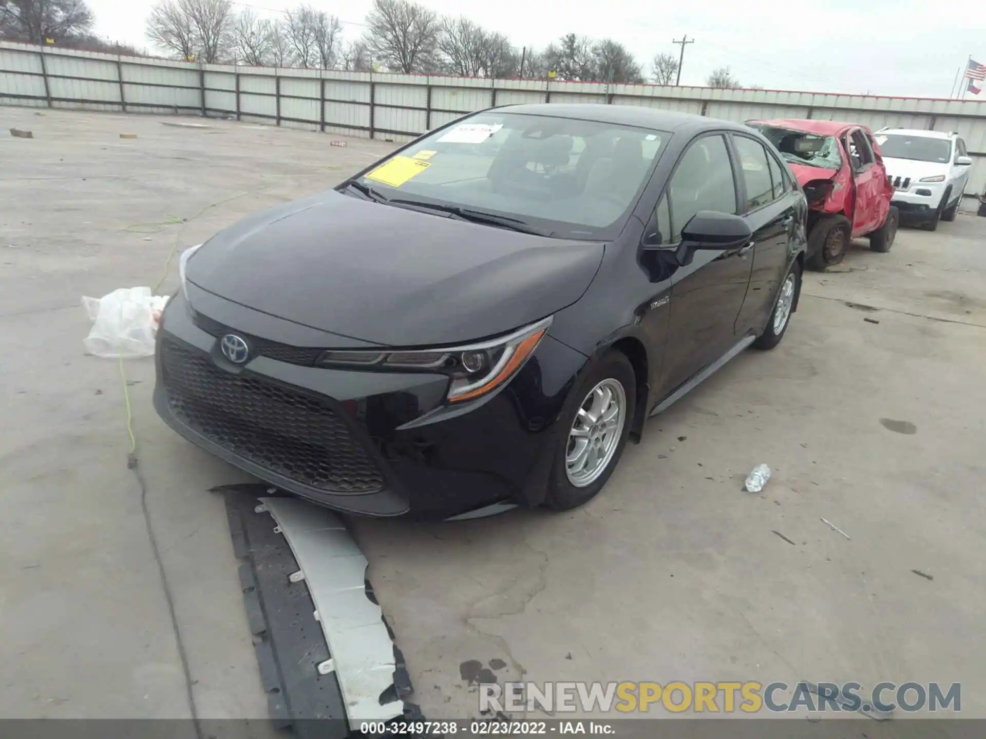 2 Photograph of a damaged car JTDEAMDEXMJ022135 TOYOTA COROLLA 2021