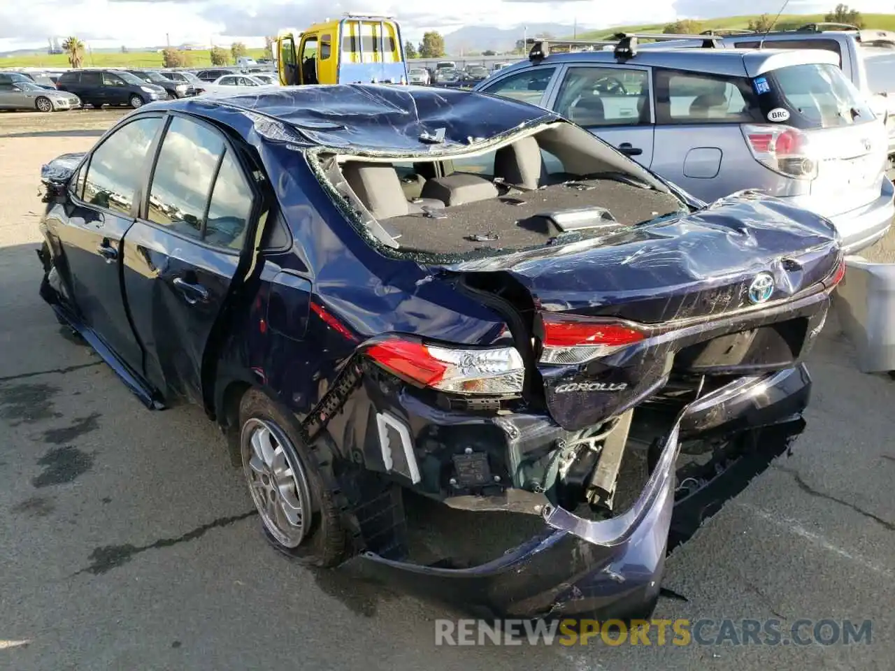 3 Photograph of a damaged car JTDEAMDEXMJ022636 TOYOTA COROLLA 2021