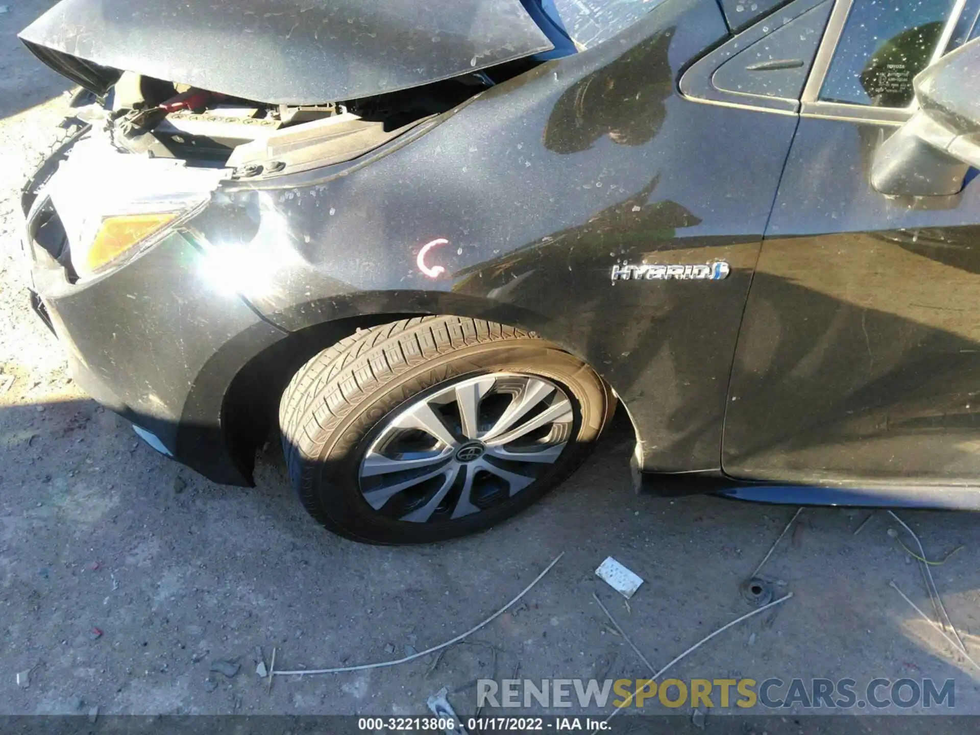 12 Photograph of a damaged car JTDEAMDEXMJ023608 TOYOTA COROLLA 2021