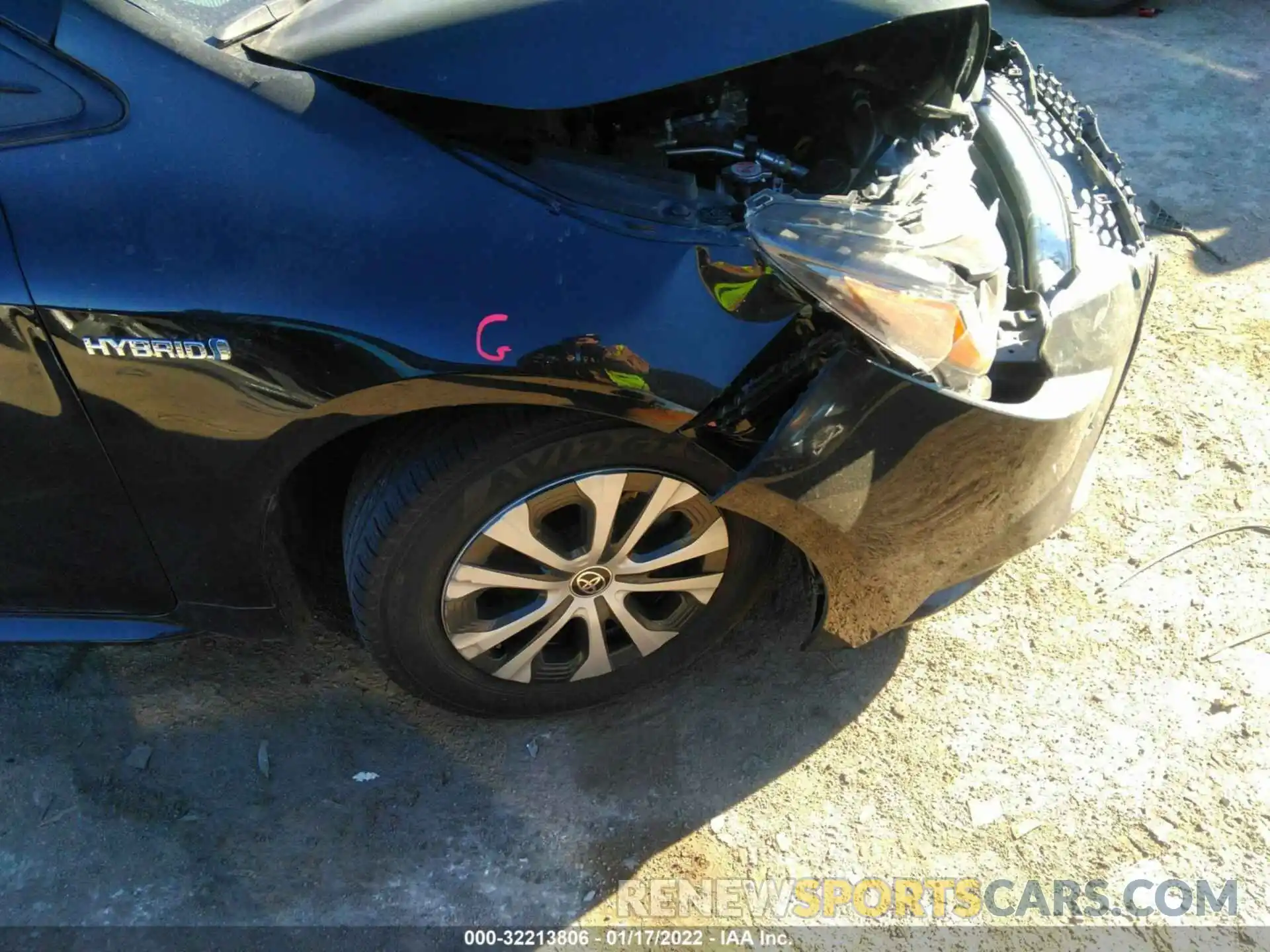 14 Photograph of a damaged car JTDEAMDEXMJ023608 TOYOTA COROLLA 2021