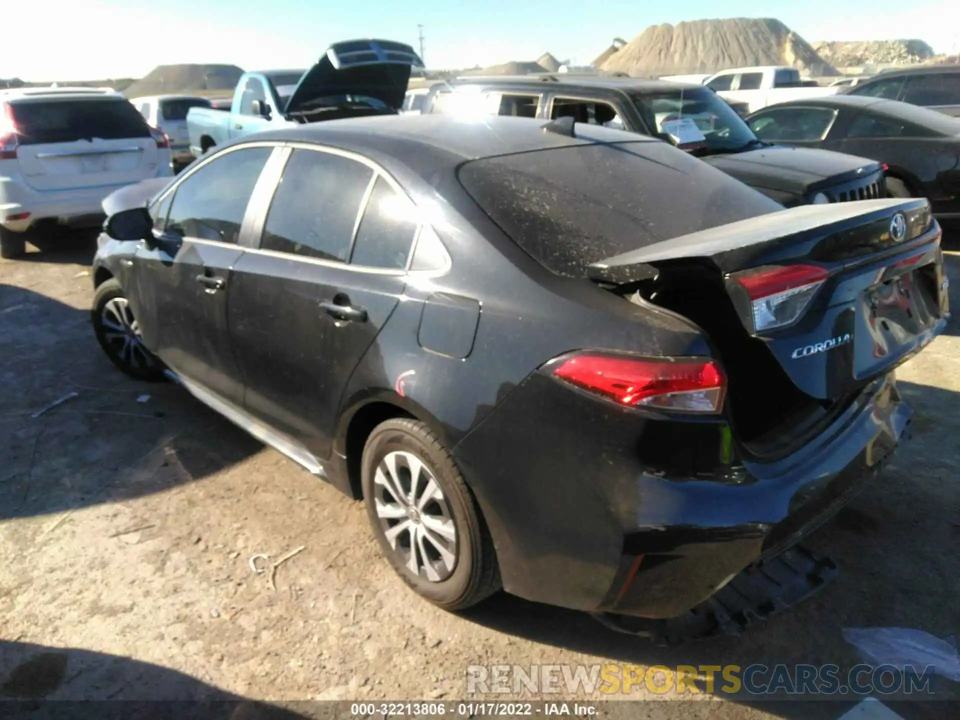 3 Photograph of a damaged car JTDEAMDEXMJ023608 TOYOTA COROLLA 2021