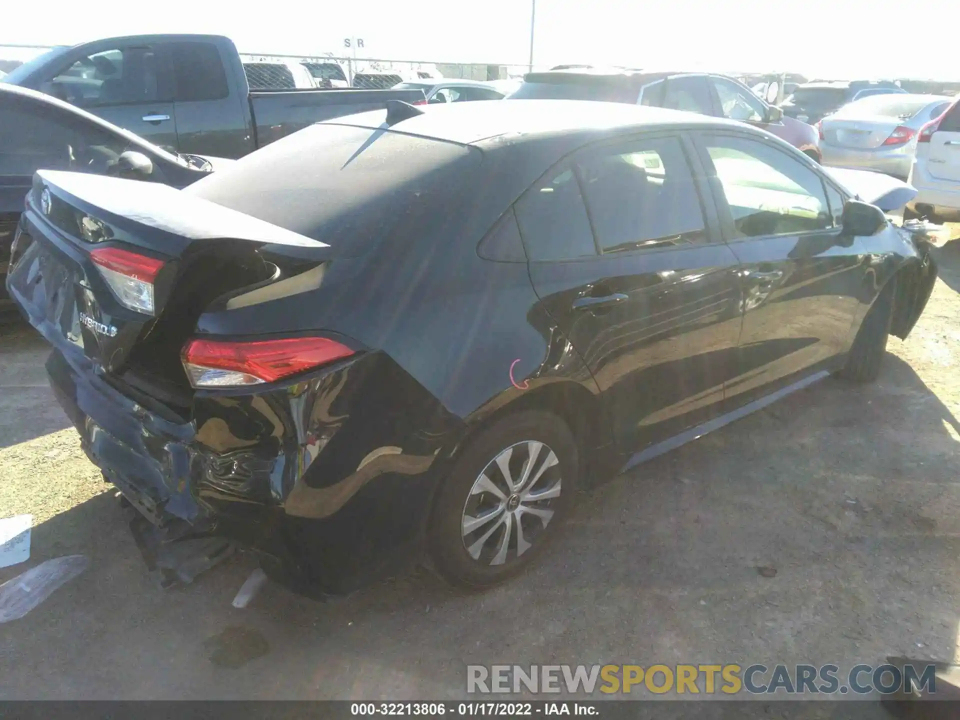 4 Photograph of a damaged car JTDEAMDEXMJ023608 TOYOTA COROLLA 2021