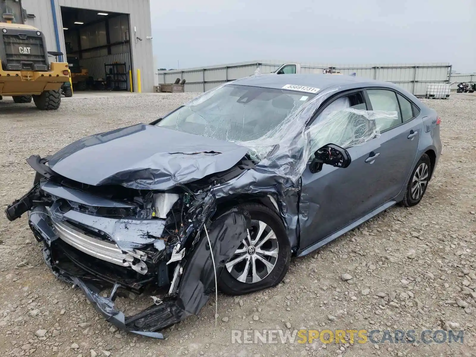 2 Photograph of a damaged car JTDEAMDEXMJ025231 TOYOTA COROLLA 2021