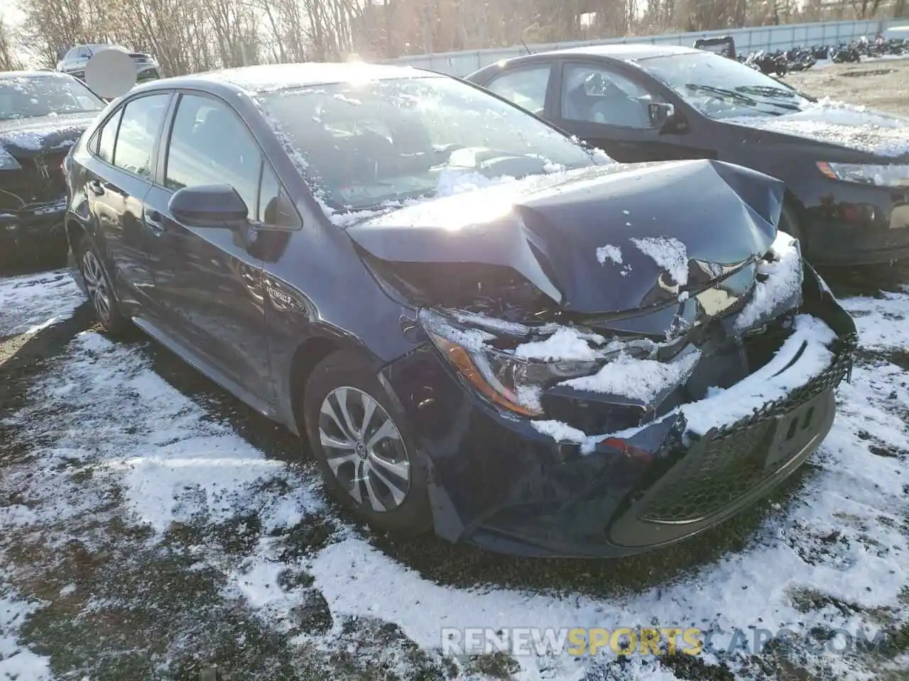 1 Photograph of a damaged car JTDEAMDEXMJ026766 TOYOTA COROLLA 2021