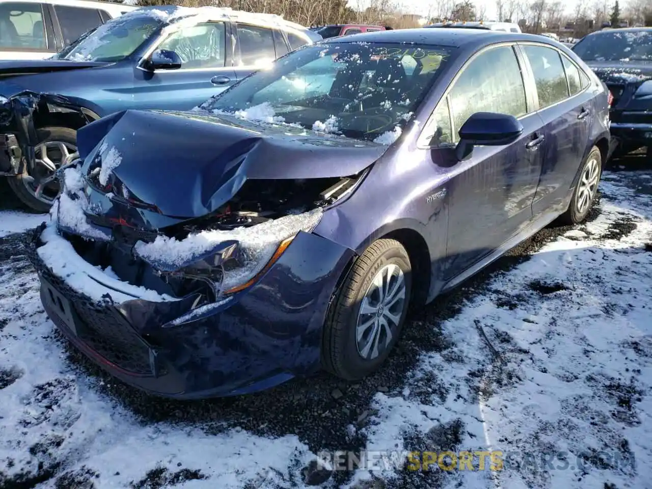 2 Photograph of a damaged car JTDEAMDEXMJ026766 TOYOTA COROLLA 2021