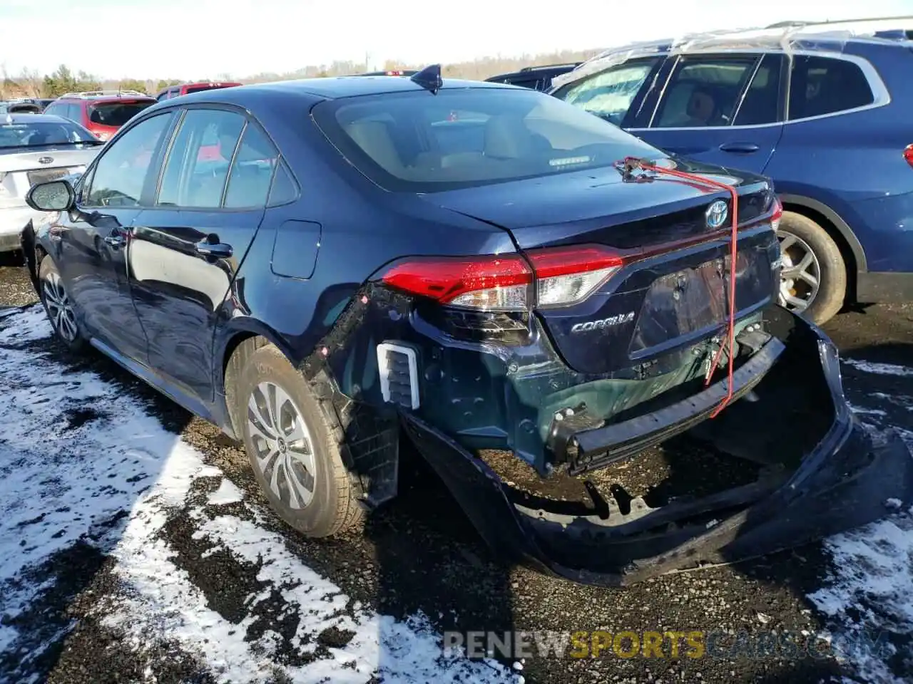 3 Photograph of a damaged car JTDEAMDEXMJ026766 TOYOTA COROLLA 2021