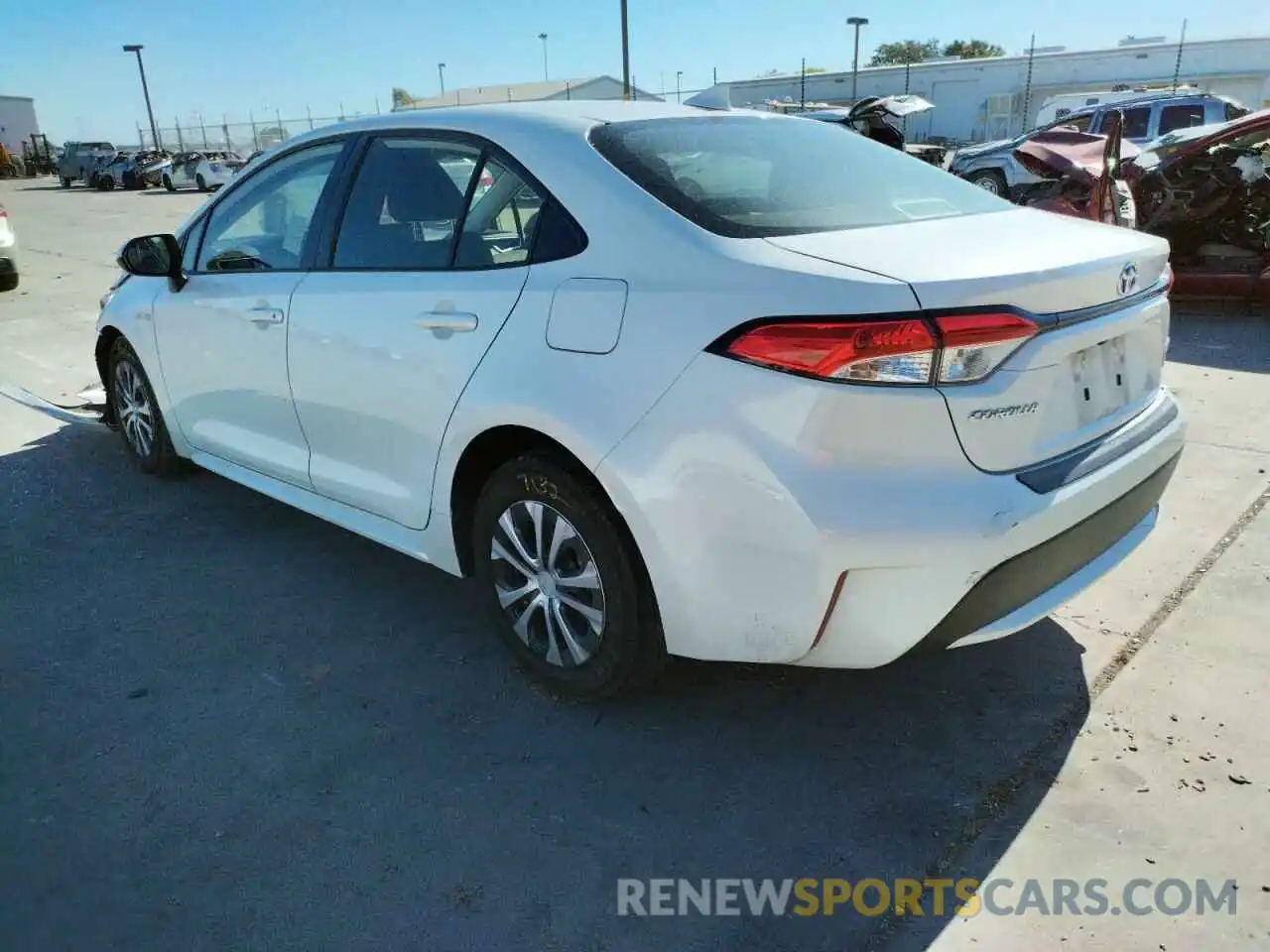 3 Photograph of a damaged car JTDEAMDEXMJ027612 TOYOTA COROLLA 2021