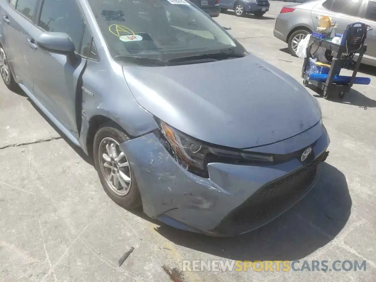 9 Photograph of a damaged car JTDEAMDEXMJ027867 TOYOTA COROLLA 2021