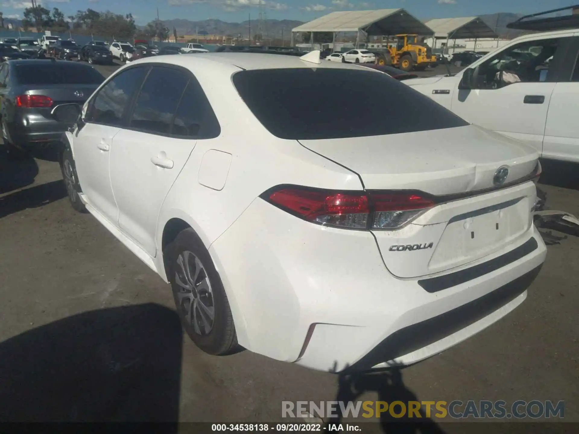 3 Photograph of a damaged car JTDEAMDEXMJ028064 TOYOTA COROLLA 2021