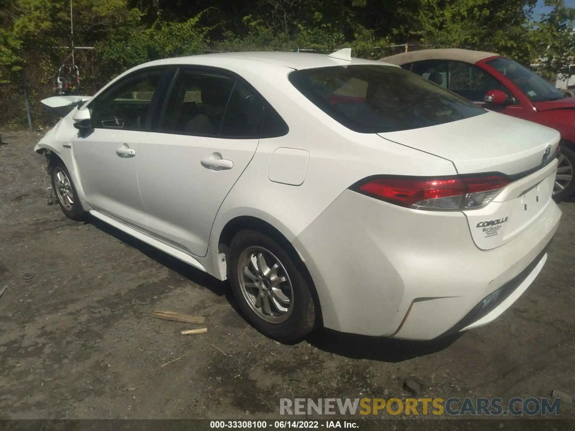 3 Photograph of a damaged car JTDEAMDEXMJ030106 TOYOTA COROLLA 2021