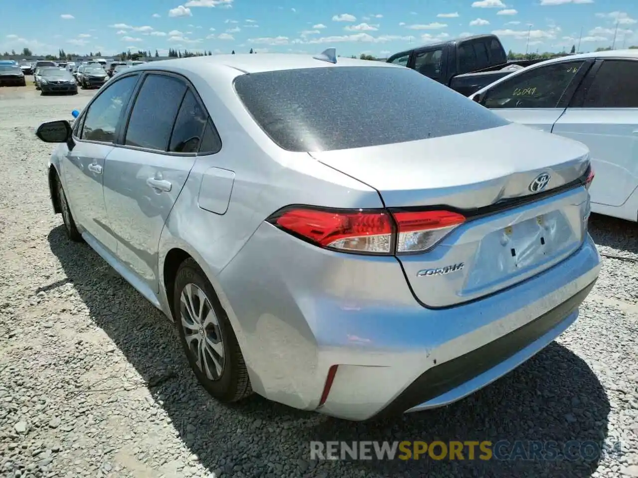 3 Photograph of a damaged car JTDEAMDEXMJ030249 TOYOTA COROLLA 2021