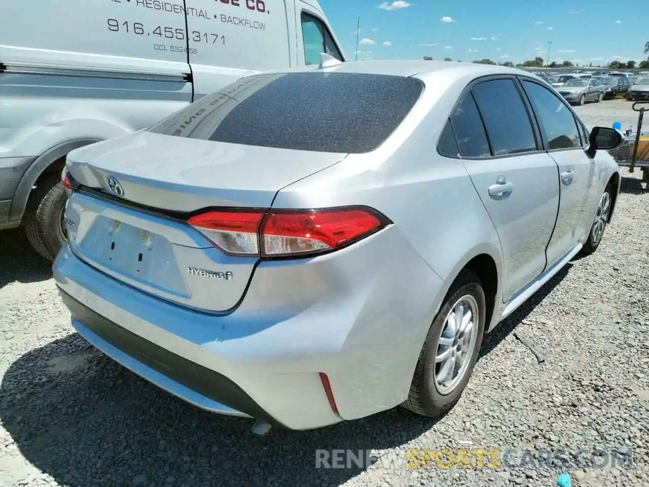 4 Photograph of a damaged car JTDEAMDEXMJ030249 TOYOTA COROLLA 2021