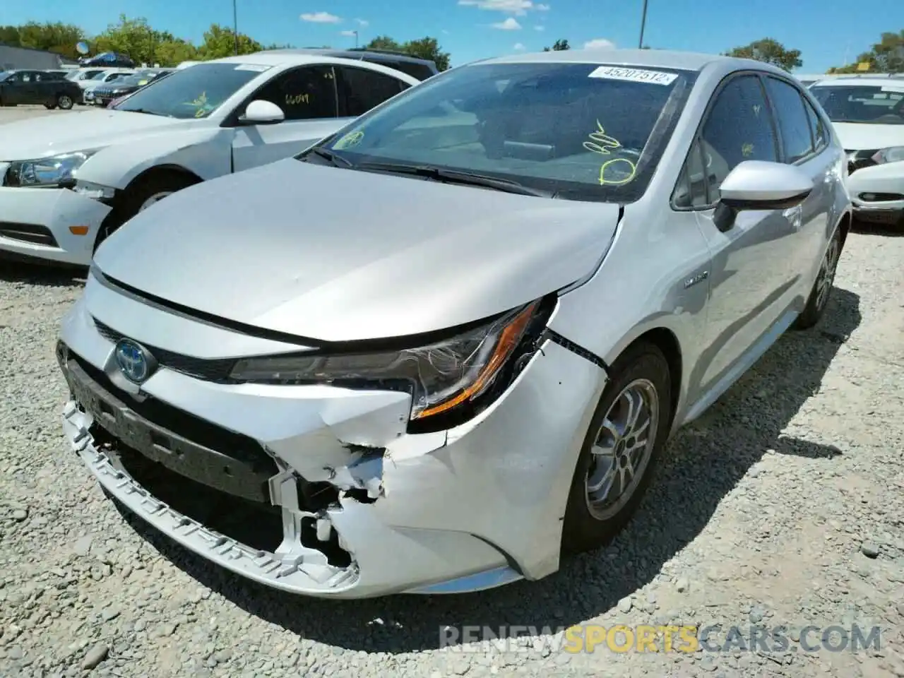 9 Photograph of a damaged car JTDEAMDEXMJ030249 TOYOTA COROLLA 2021