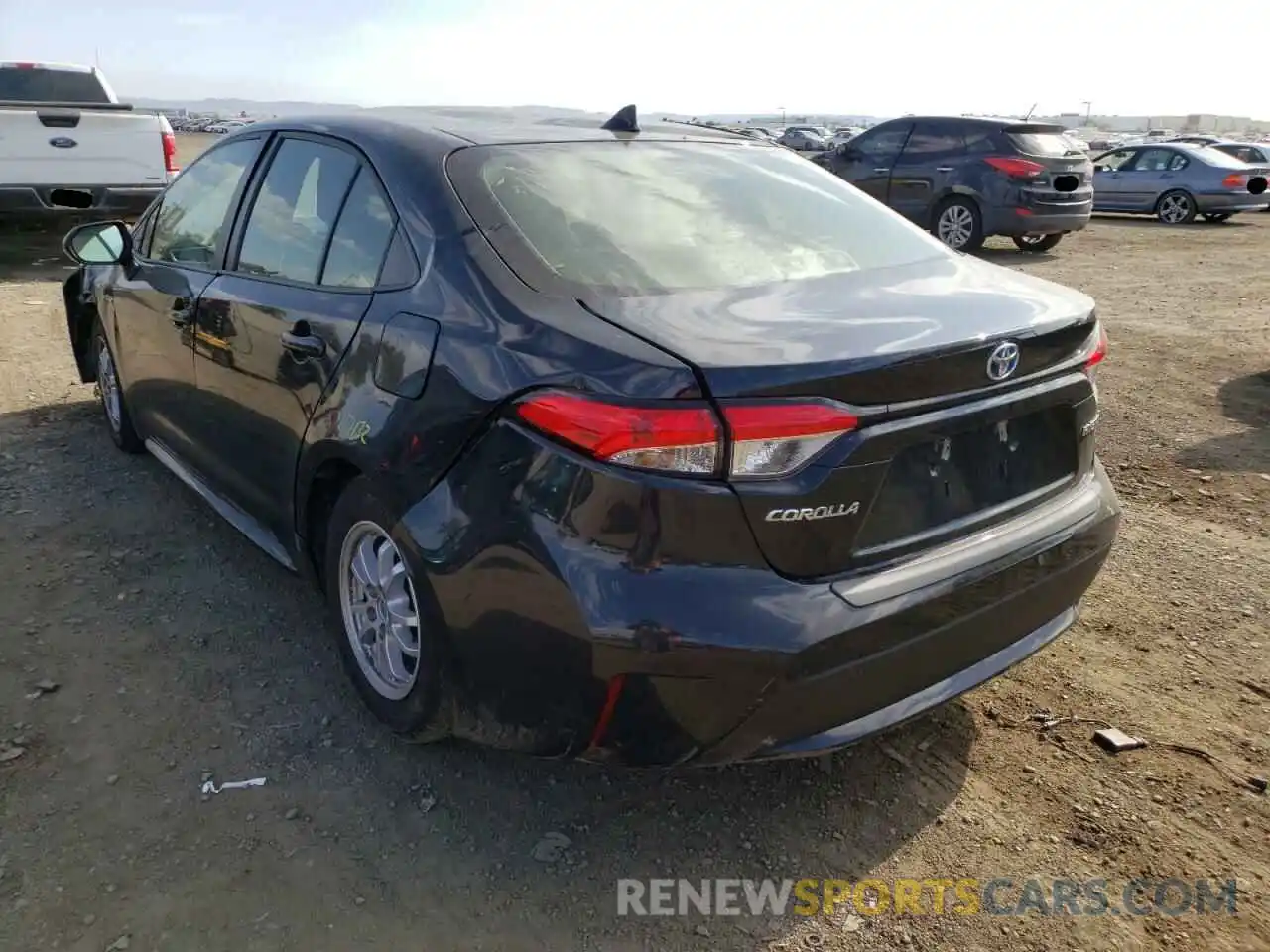 3 Photograph of a damaged car JTDEAMDEXMJ030350 TOYOTA COROLLA 2021