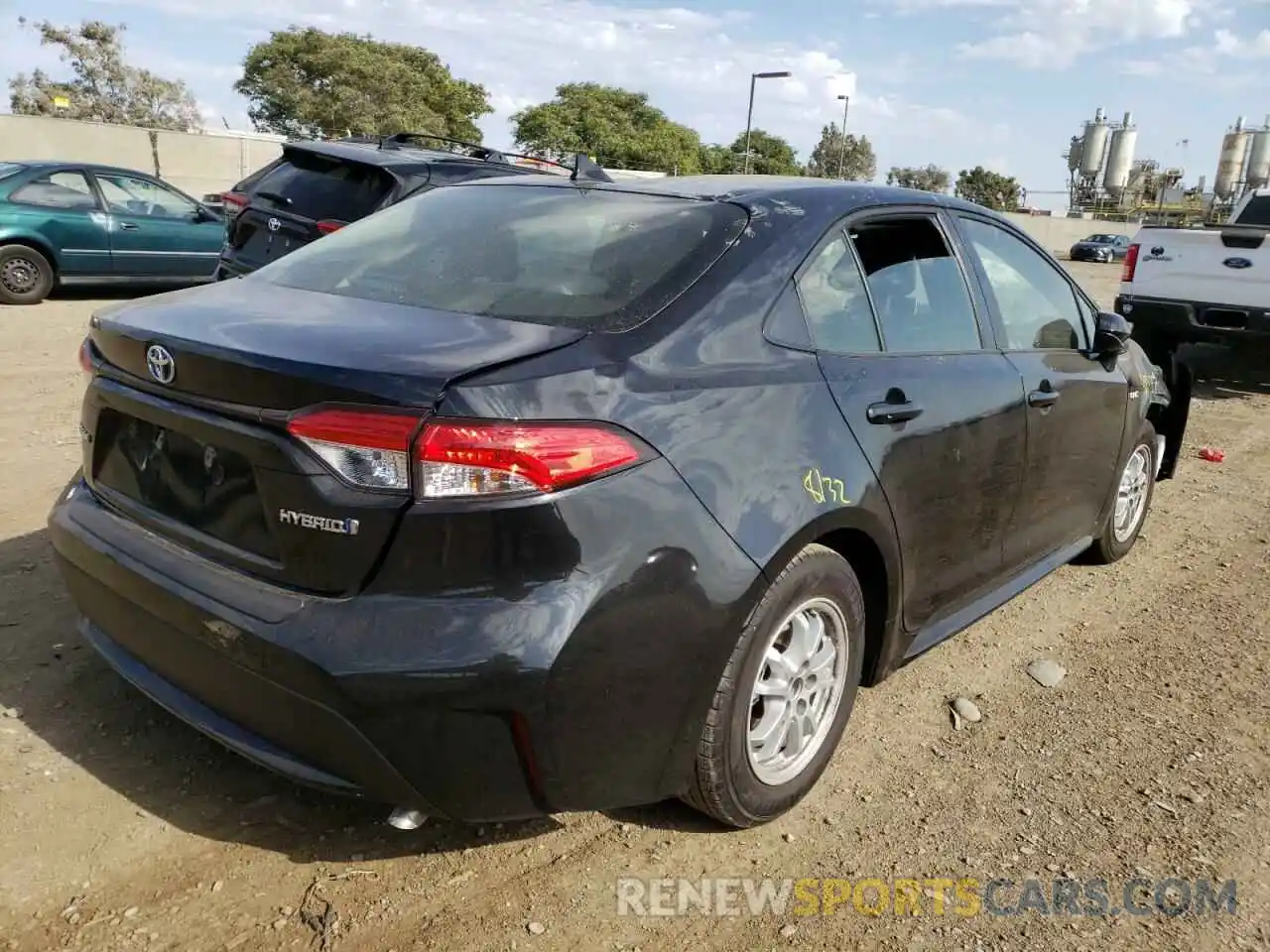 4 Photograph of a damaged car JTDEAMDEXMJ030350 TOYOTA COROLLA 2021