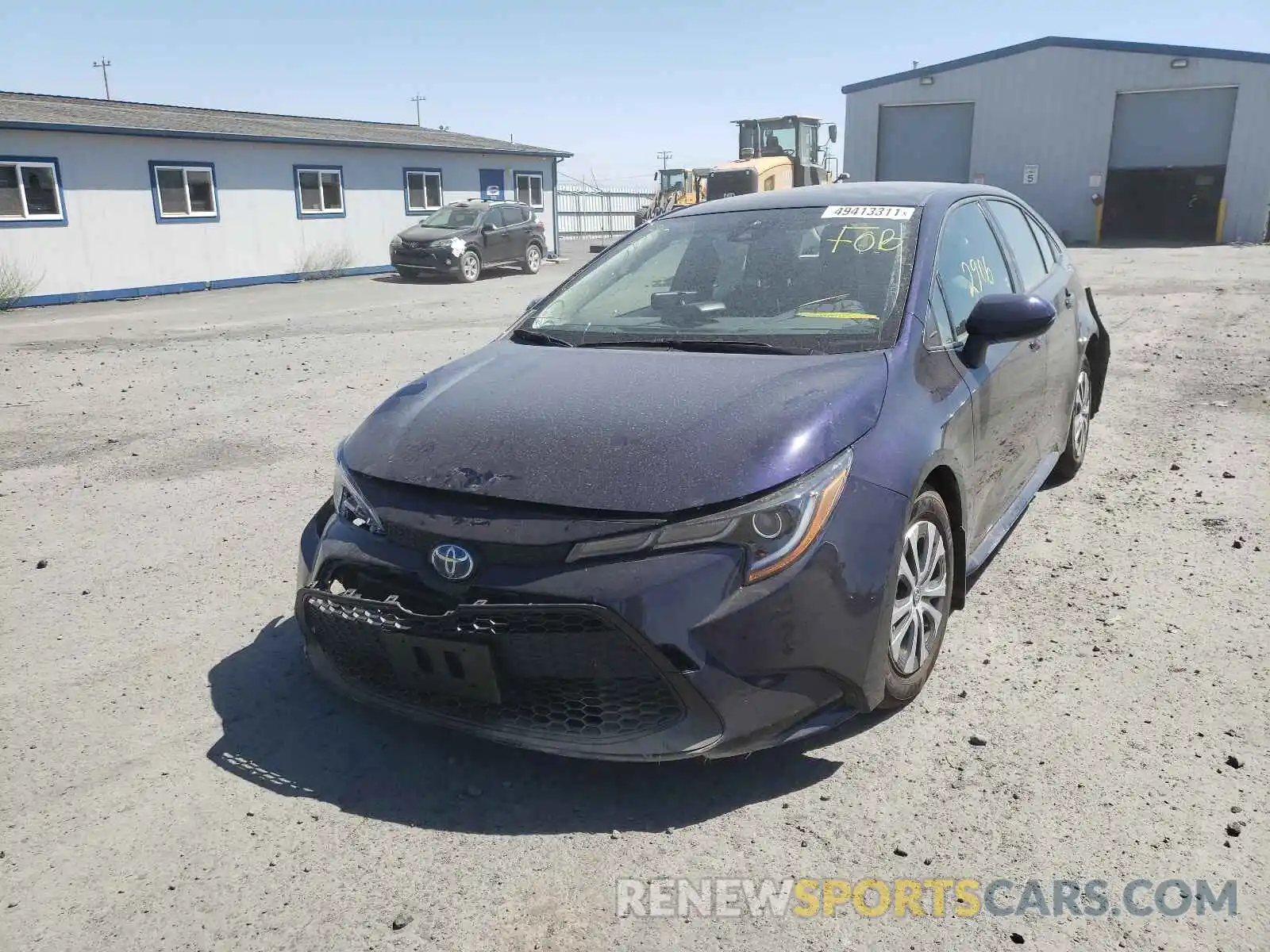 2 Photograph of a damaged car JTDEAMDEXMJ030607 TOYOTA COROLLA 2021