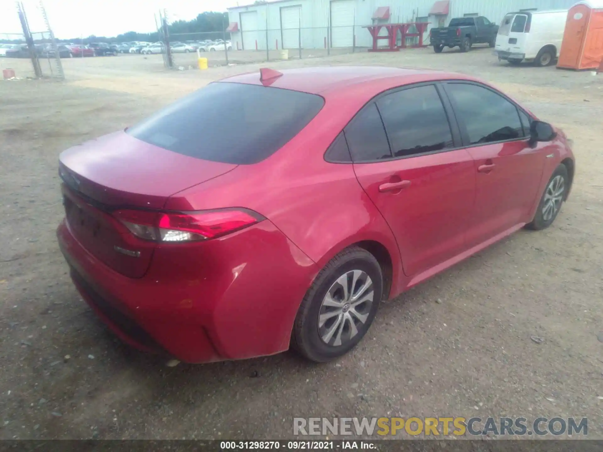 4 Photograph of a damaged car JTDEAMDEXMJ031482 TOYOTA COROLLA 2021