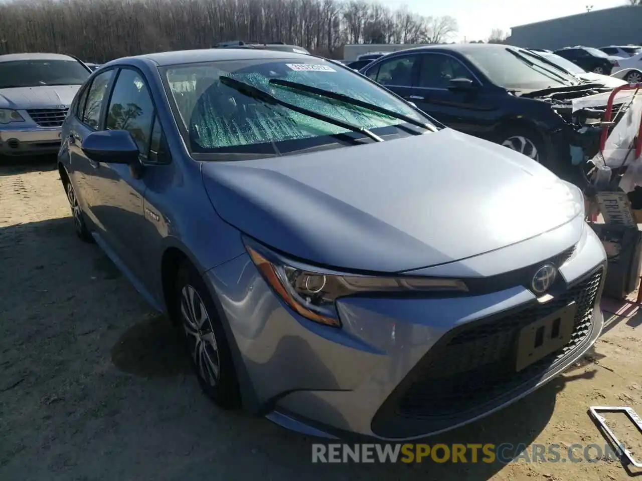 1 Photograph of a damaged car JTDEAMDEXMJ032213 TOYOTA COROLLA 2021