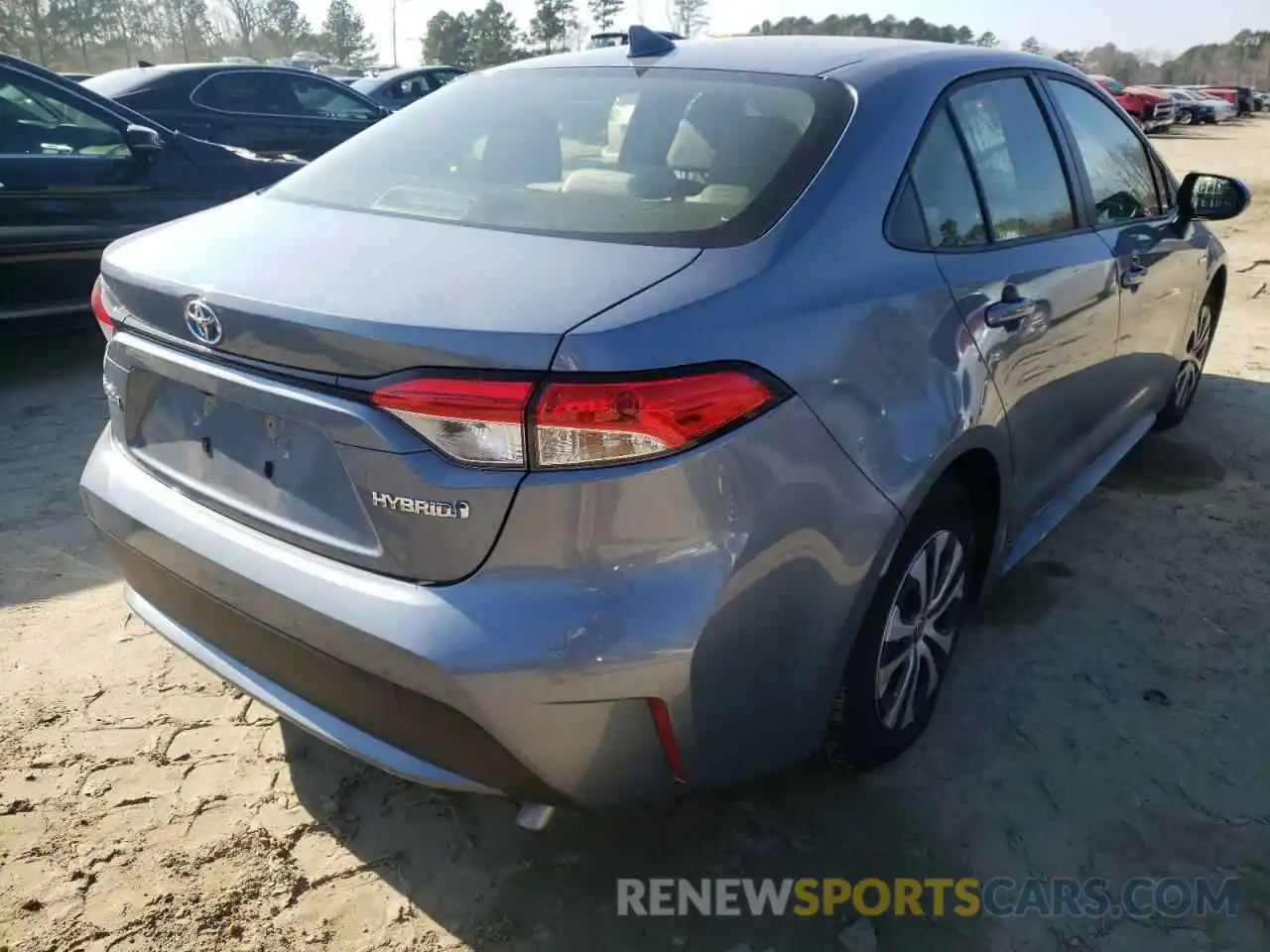 4 Photograph of a damaged car JTDEAMDEXMJ032213 TOYOTA COROLLA 2021