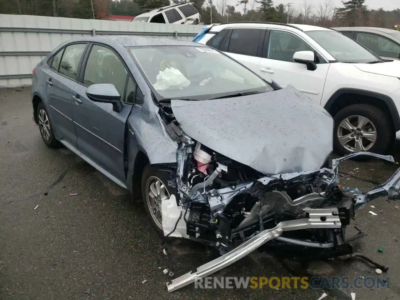 1 Photograph of a damaged car JTDEAMDEXMJ032812 TOYOTA COROLLA 2021