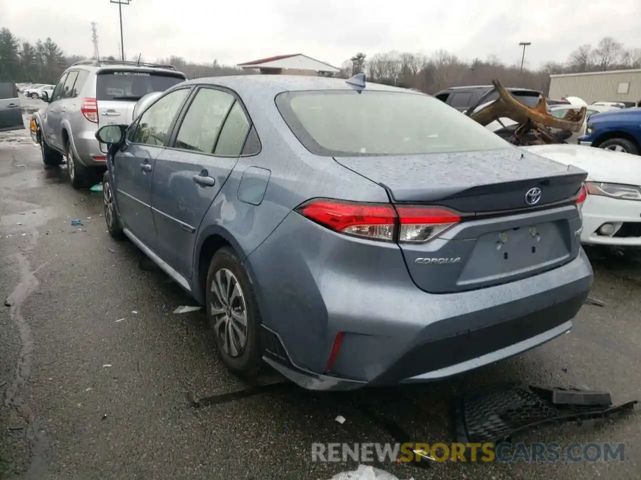 3 Photograph of a damaged car JTDEAMDEXMJ032812 TOYOTA COROLLA 2021