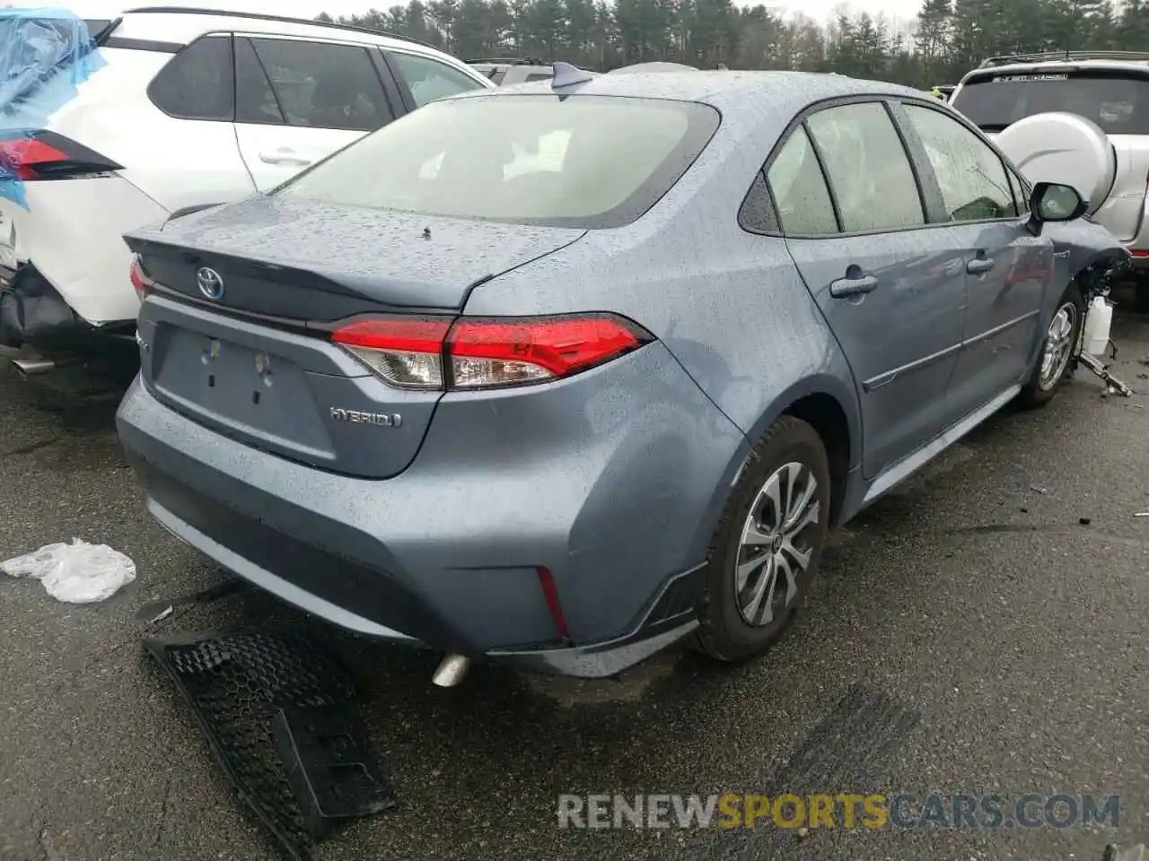 4 Photograph of a damaged car JTDEAMDEXMJ032812 TOYOTA COROLLA 2021