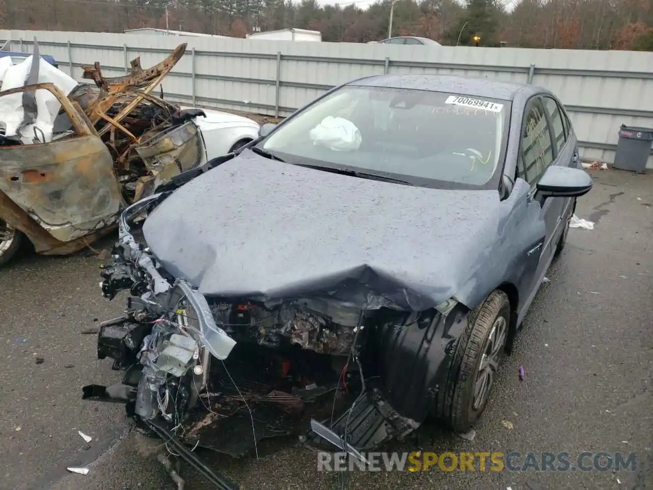 9 Photograph of a damaged car JTDEAMDEXMJ032812 TOYOTA COROLLA 2021