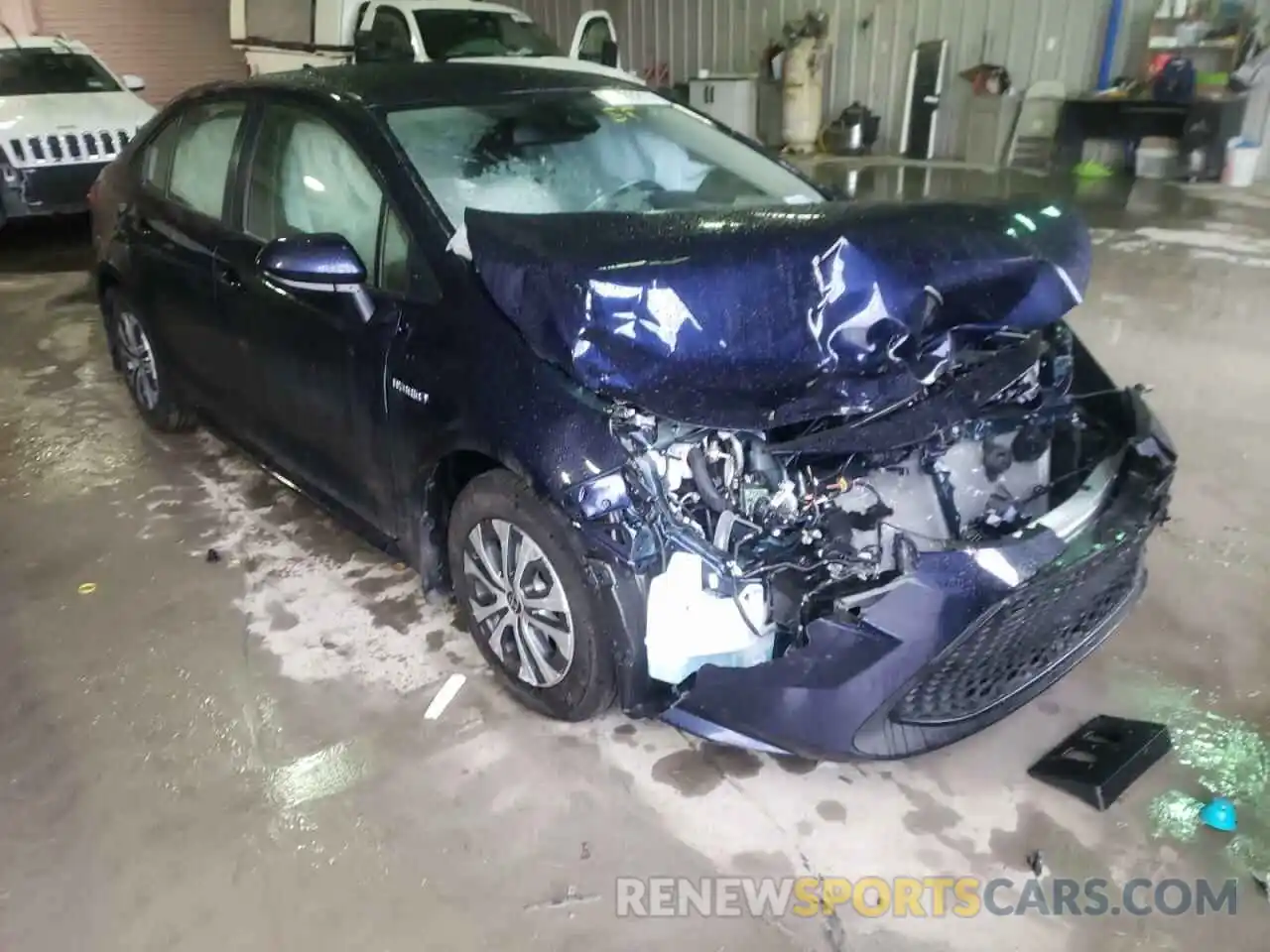 1 Photograph of a damaged car JTDEAMDEXMJ033149 TOYOTA COROLLA 2021