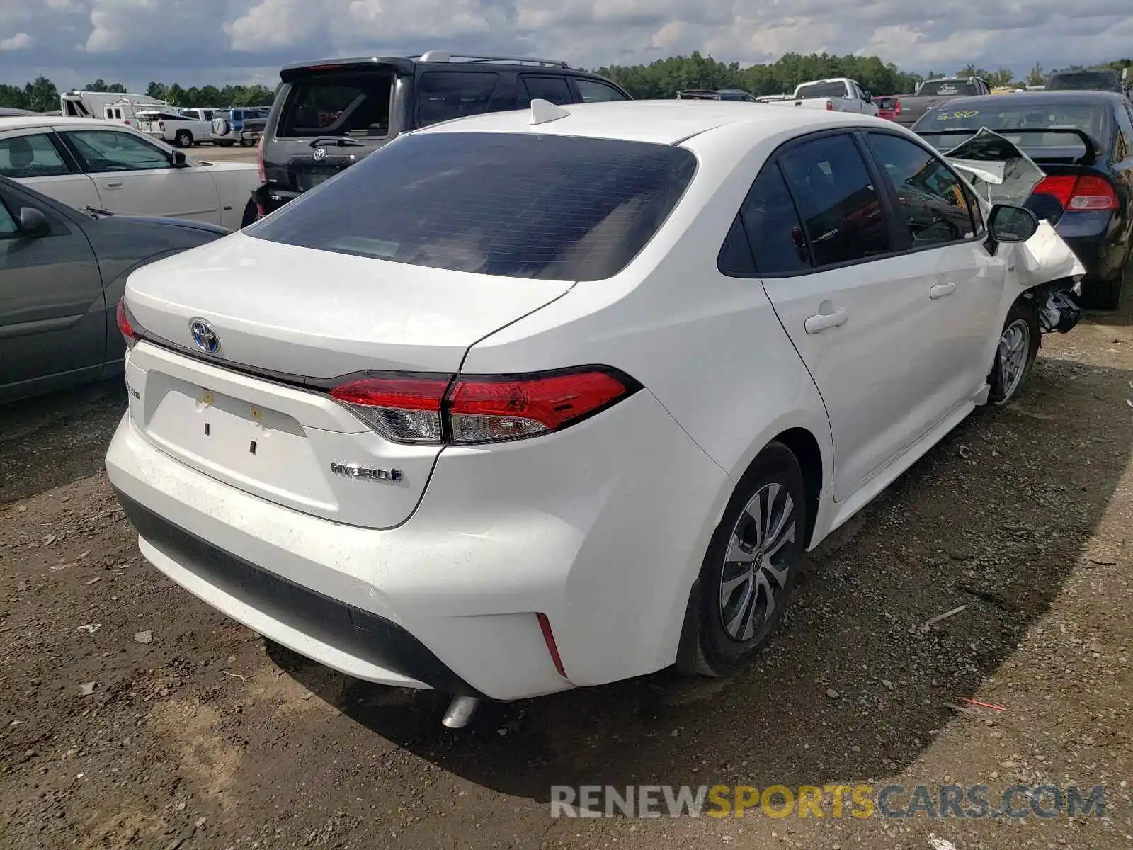 4 Photograph of a damaged car JTDEAMDEXMJ035306 TOYOTA COROLLA 2021