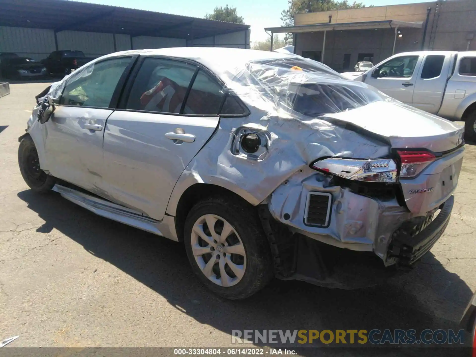 3 Photograph of a damaged car JTDEPMAE0MJ117578 TOYOTA COROLLA 2021