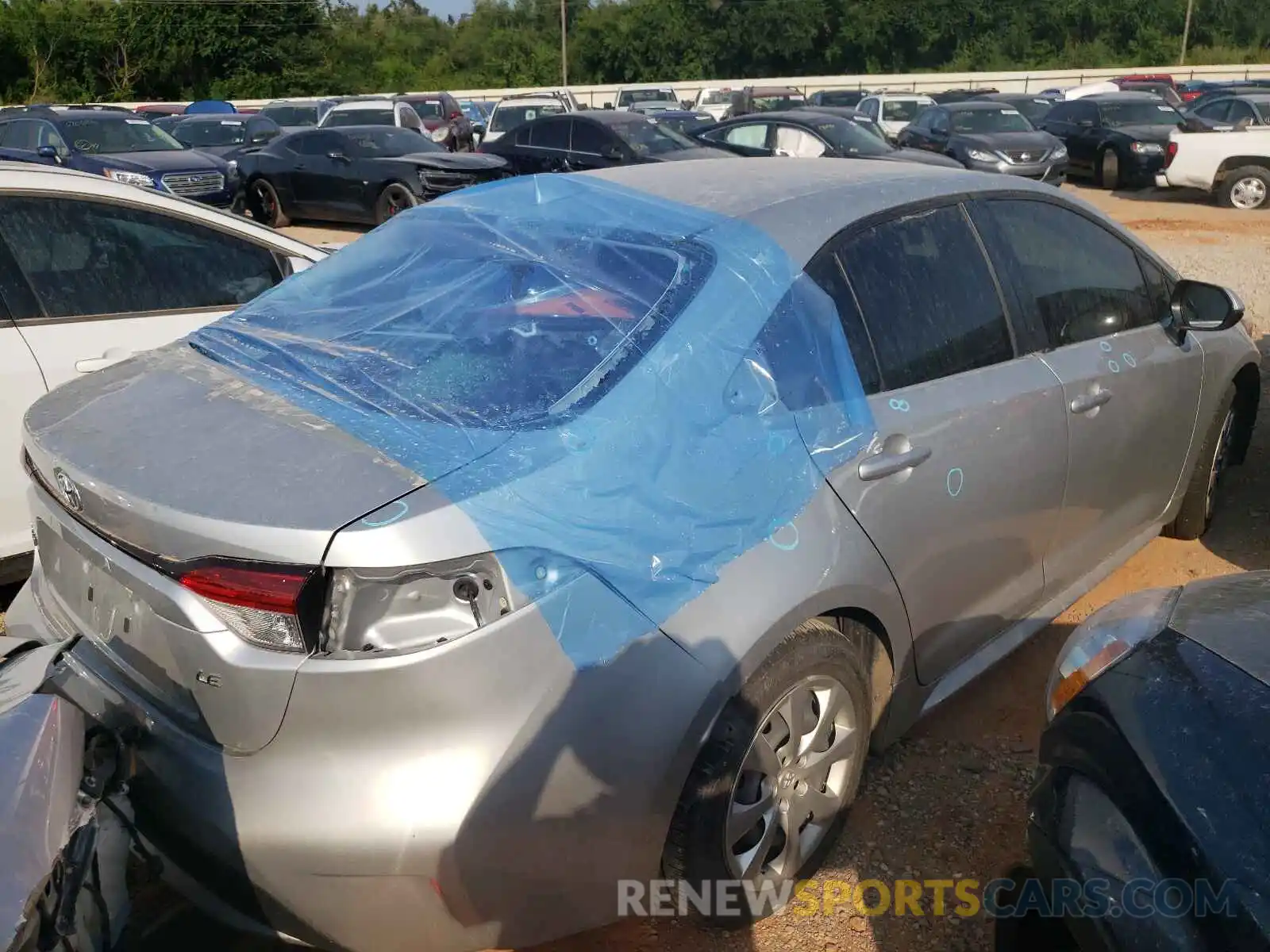 4 Photograph of a damaged car JTDEPMAE0MJ118214 TOYOTA COROLLA 2021