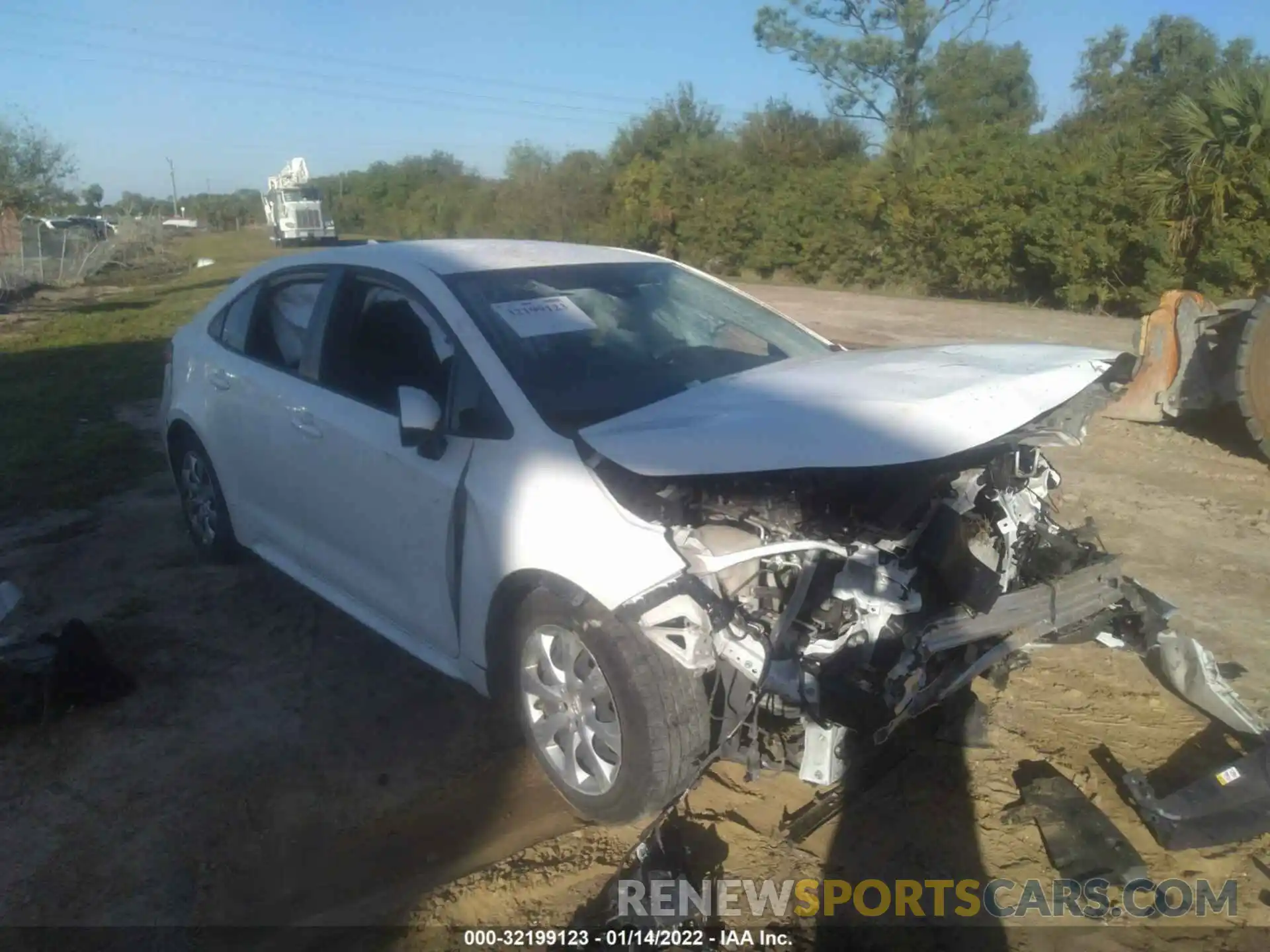 1 Photograph of a damaged car JTDEPMAE0MJ118701 TOYOTA COROLLA 2021