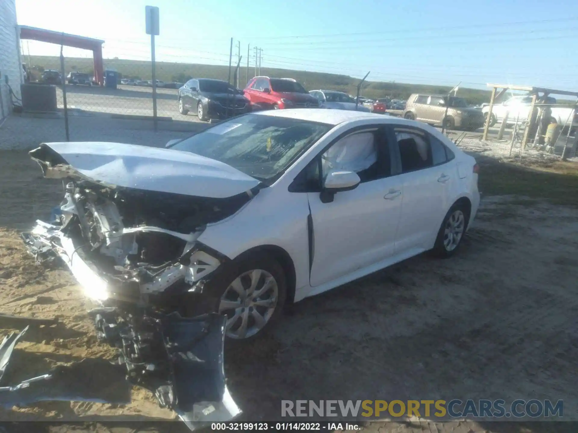 2 Photograph of a damaged car JTDEPMAE0MJ118701 TOYOTA COROLLA 2021