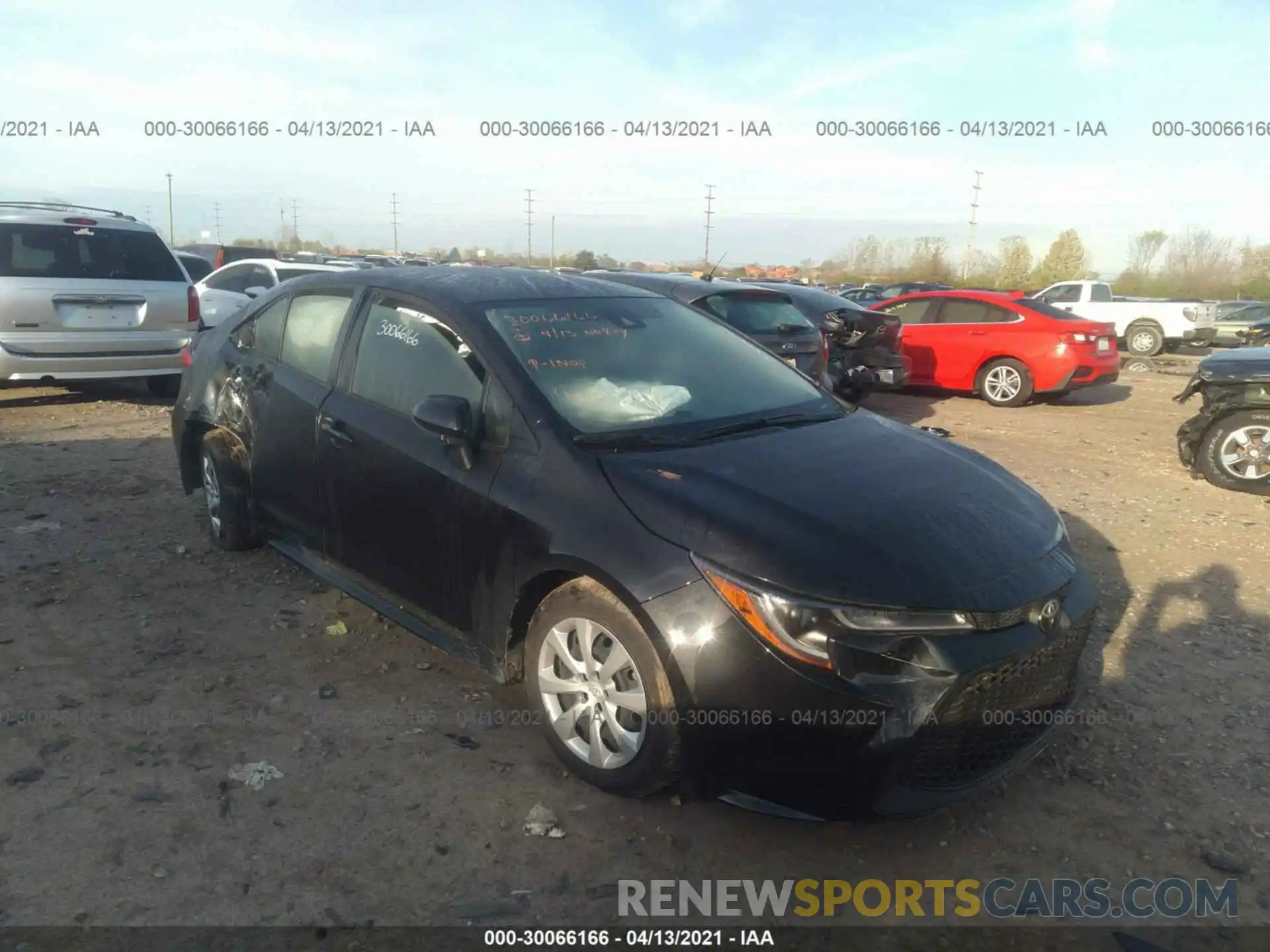 1 Photograph of a damaged car JTDEPMAE0MJ119279 TOYOTA COROLLA 2021