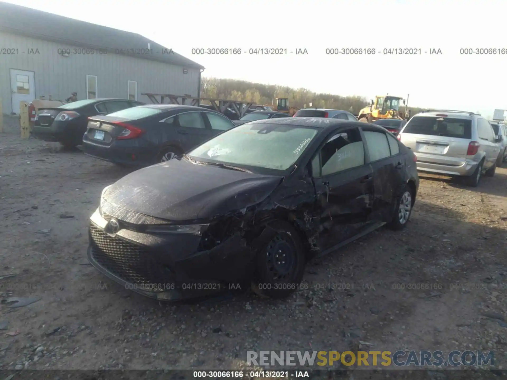 2 Photograph of a damaged car JTDEPMAE0MJ119279 TOYOTA COROLLA 2021