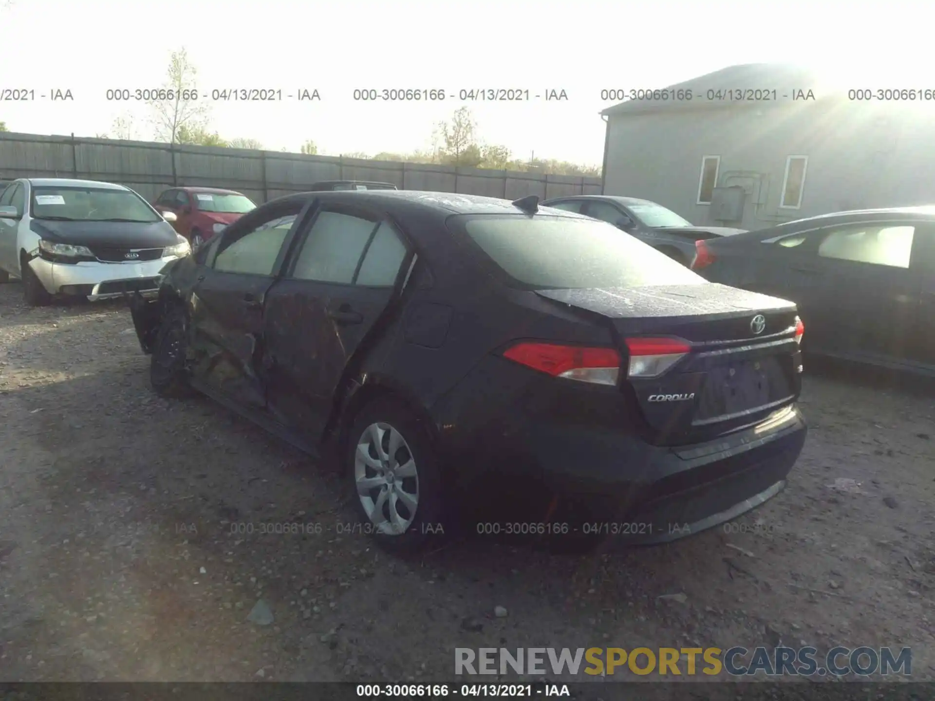 3 Photograph of a damaged car JTDEPMAE0MJ119279 TOYOTA COROLLA 2021