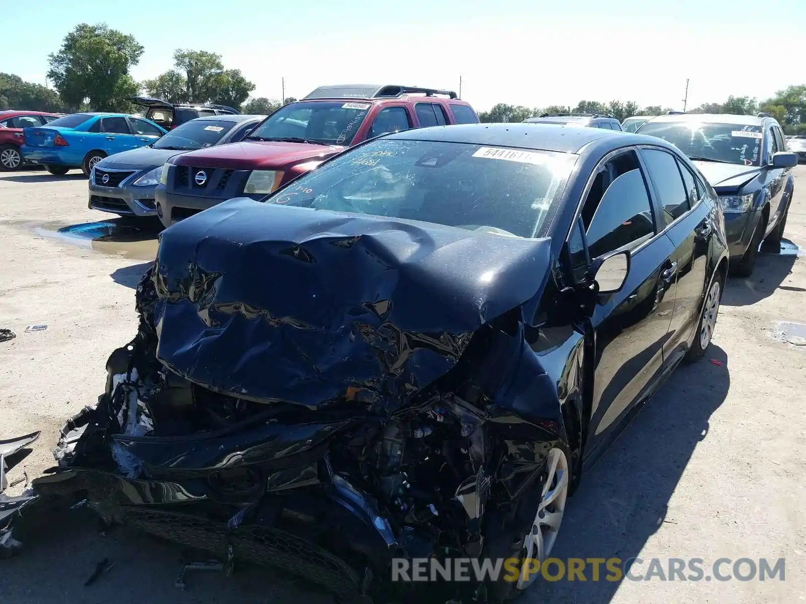 2 Photograph of a damaged car JTDEPMAE0MJ119430 TOYOTA COROLLA 2021