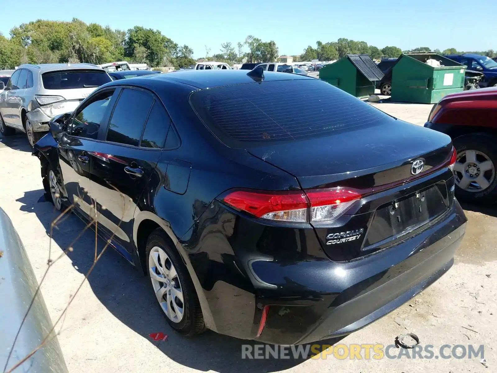 3 Photograph of a damaged car JTDEPMAE0MJ119430 TOYOTA COROLLA 2021