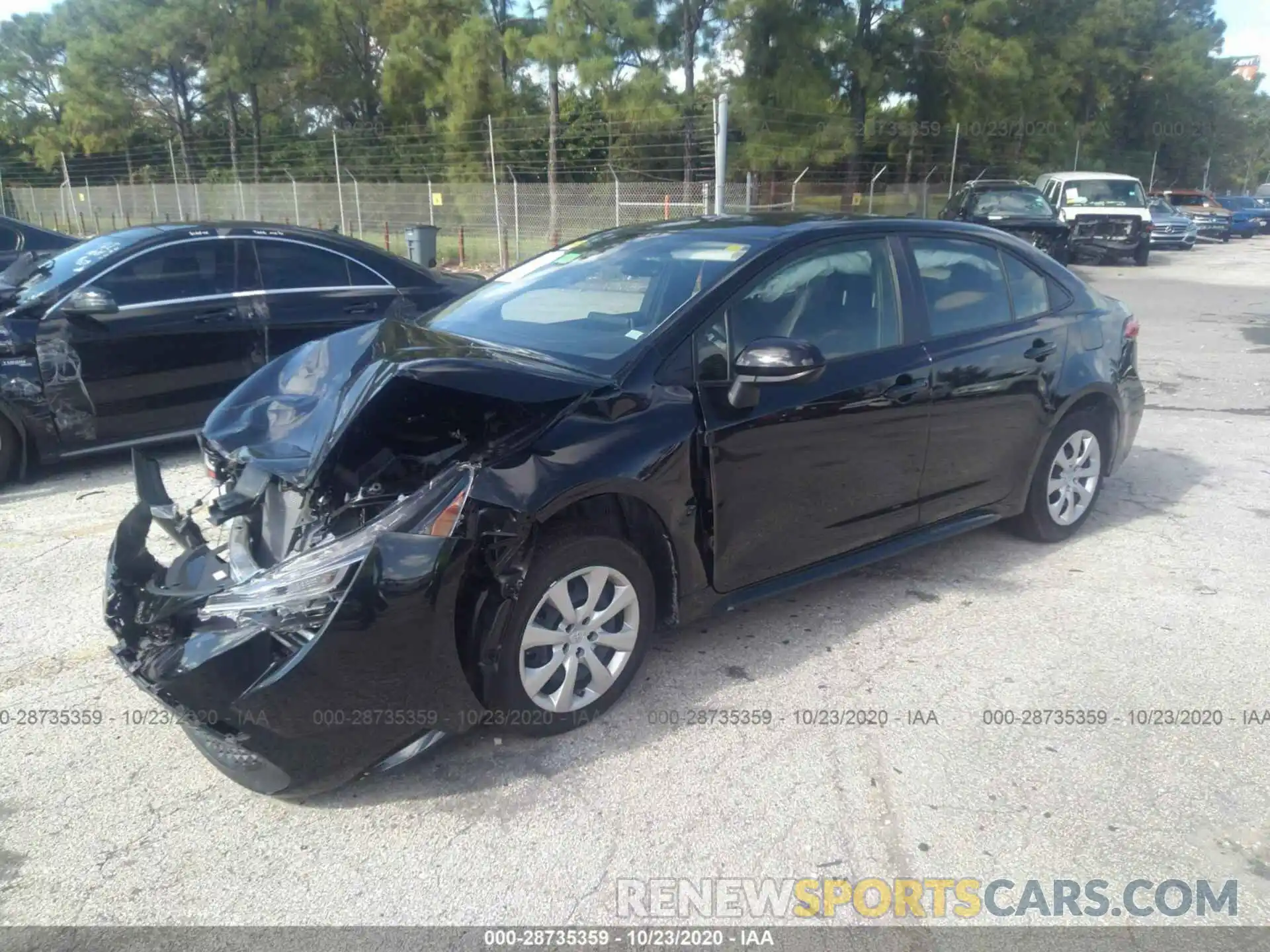 2 Photograph of a damaged car JTDEPMAE0MJ119914 TOYOTA COROLLA 2021