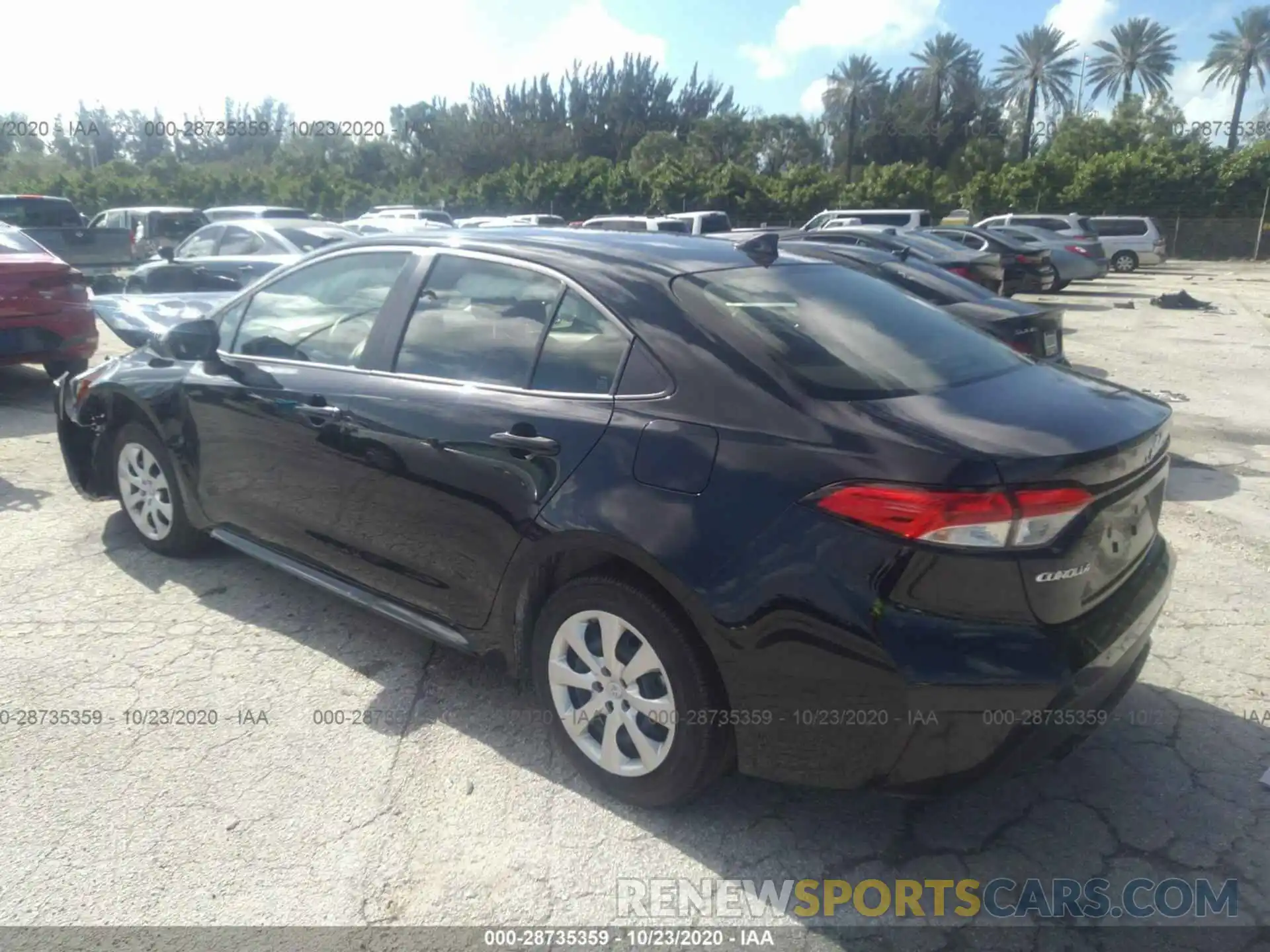 3 Photograph of a damaged car JTDEPMAE0MJ119914 TOYOTA COROLLA 2021