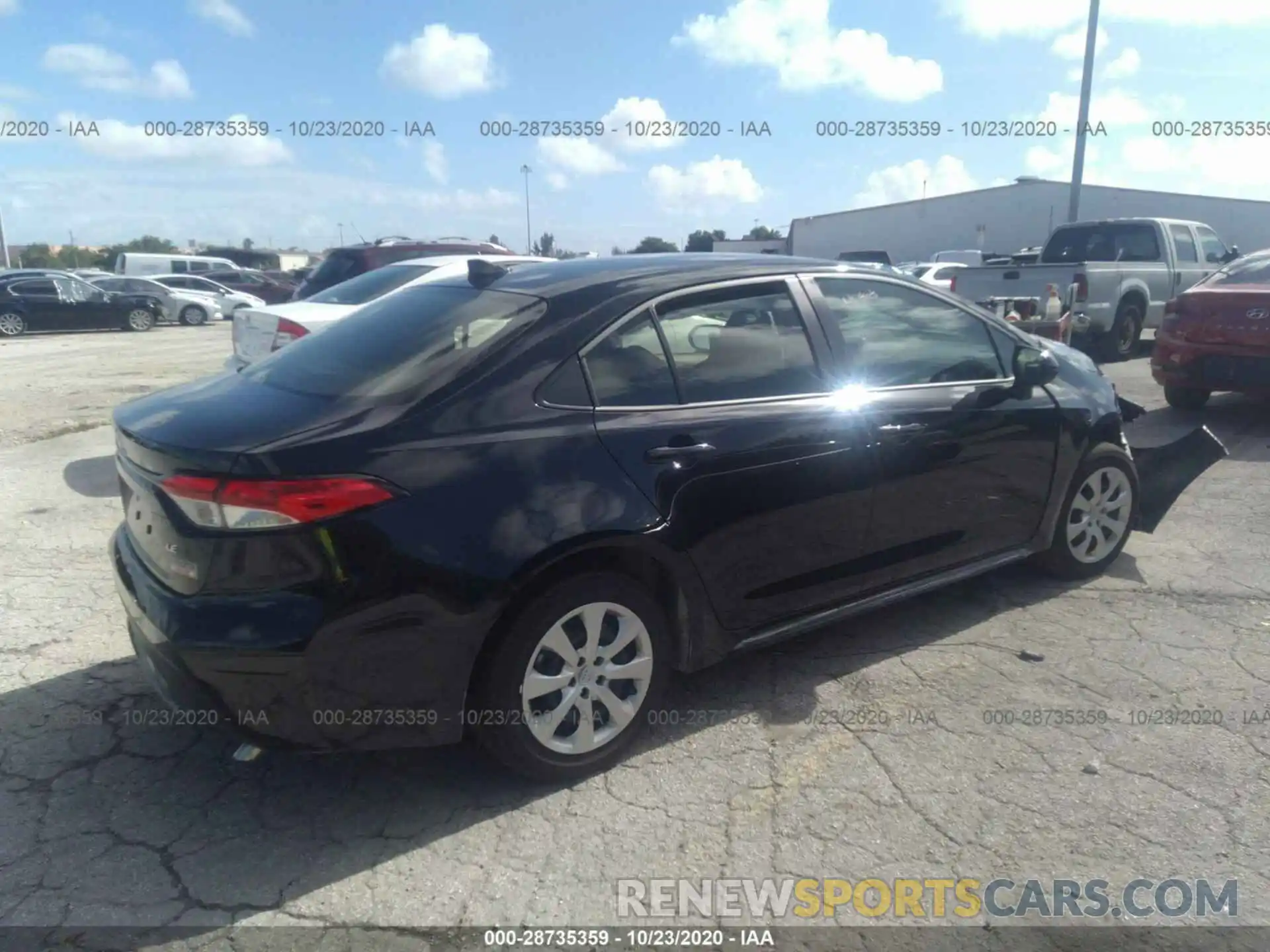 4 Photograph of a damaged car JTDEPMAE0MJ119914 TOYOTA COROLLA 2021