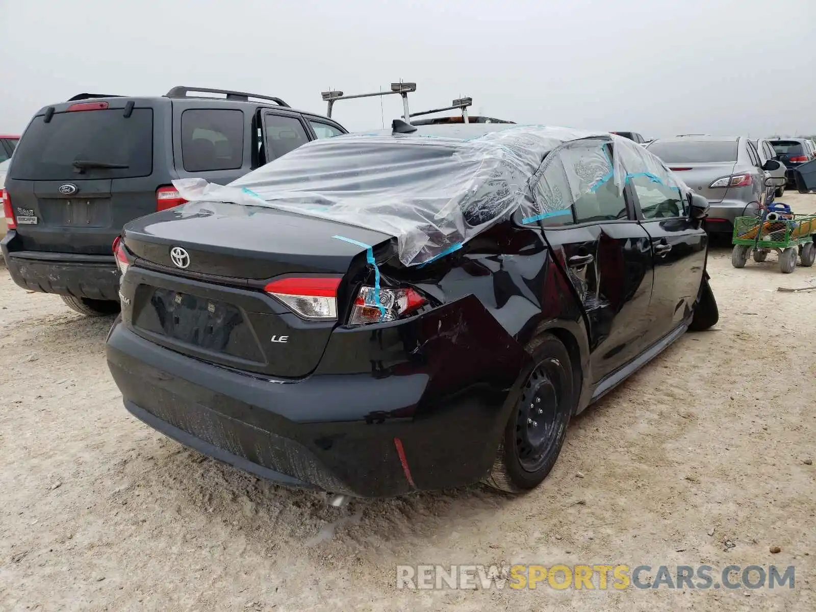 4 Photograph of a damaged car JTDEPMAE0MJ120318 TOYOTA COROLLA 2021