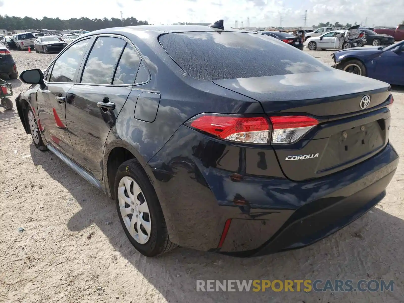 3 Photograph of a damaged car JTDEPMAE0MJ120738 TOYOTA COROLLA 2021