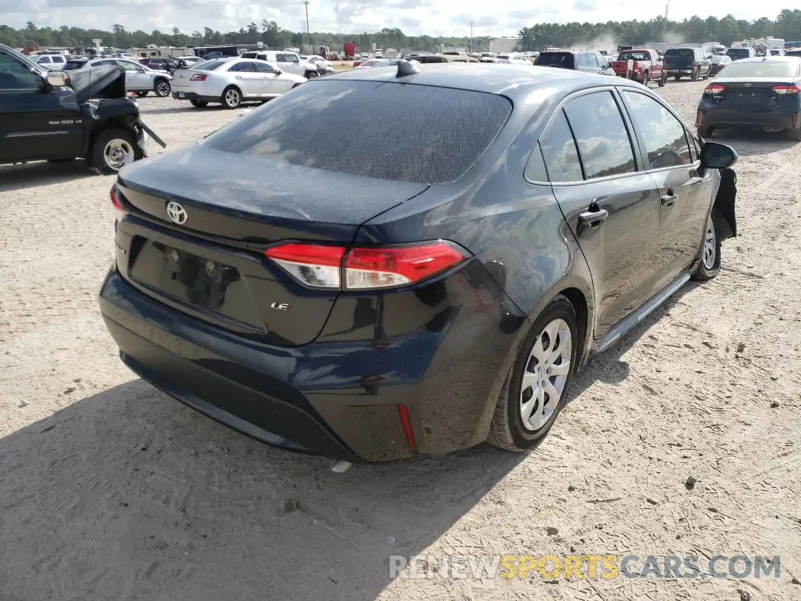 4 Photograph of a damaged car JTDEPMAE0MJ120738 TOYOTA COROLLA 2021