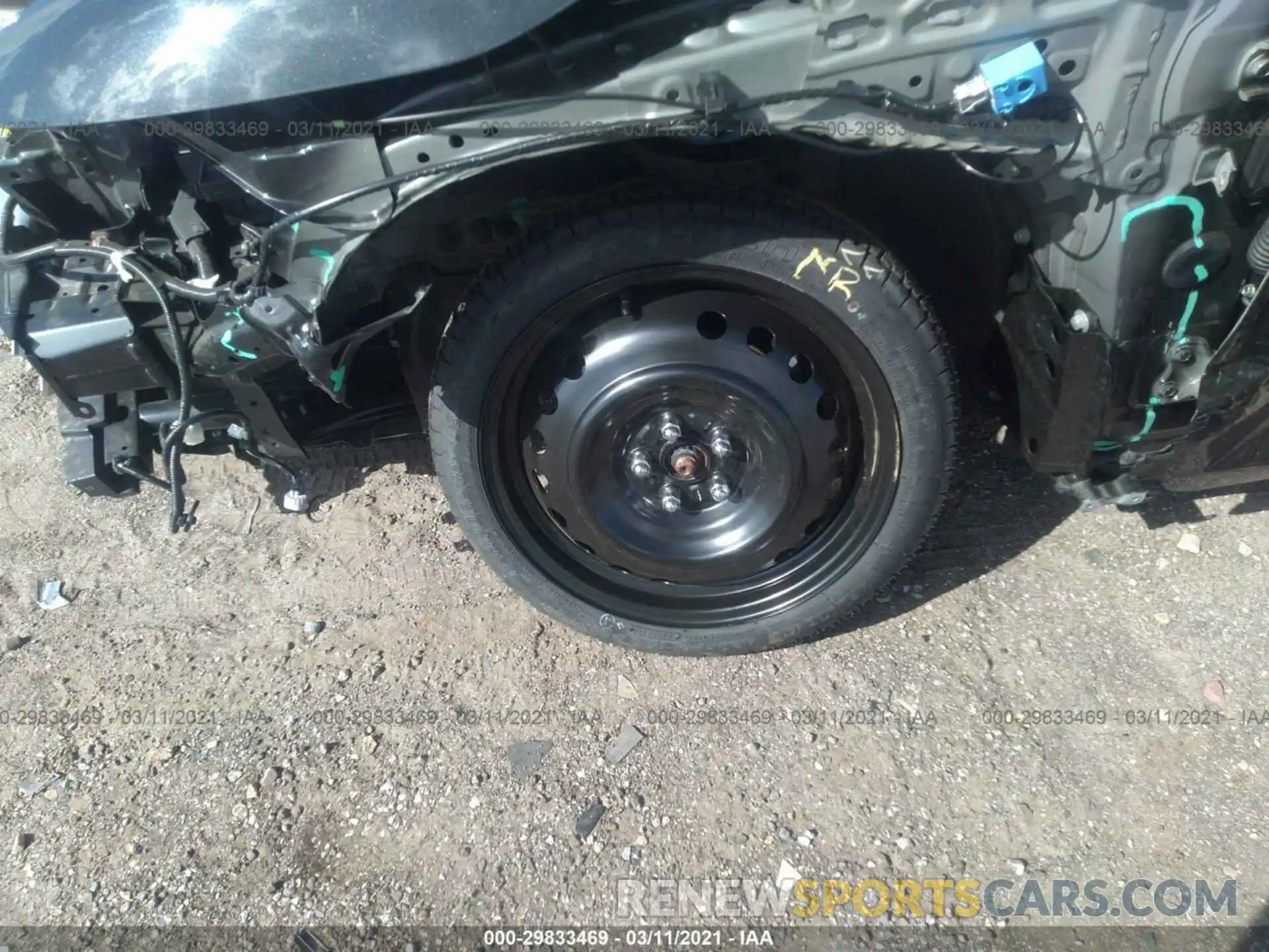 12 Photograph of a damaged car JTDEPMAE0MJ121257 TOYOTA COROLLA 2021