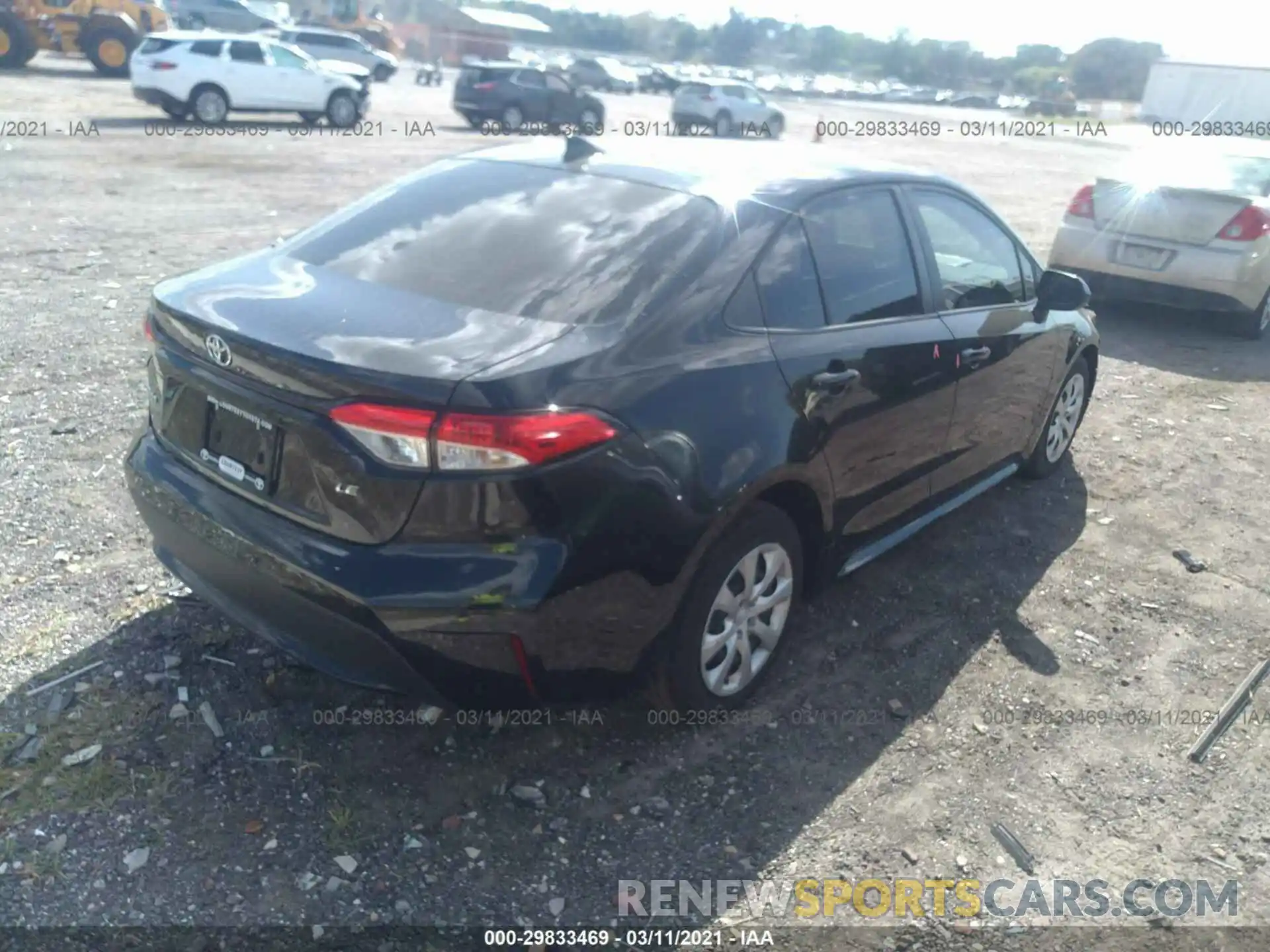 4 Photograph of a damaged car JTDEPMAE0MJ121257 TOYOTA COROLLA 2021