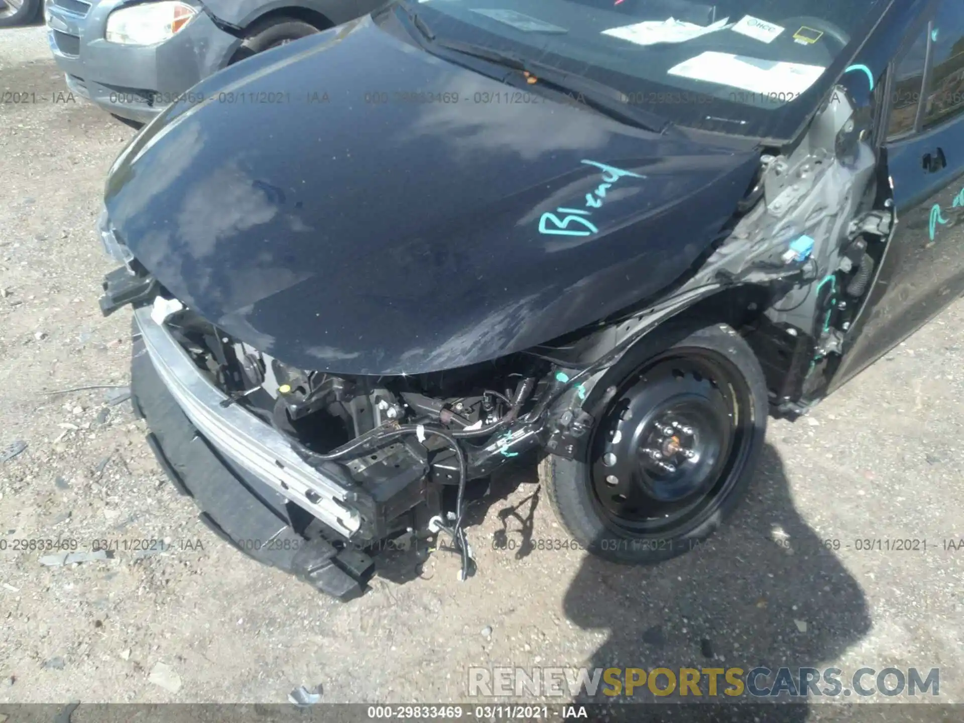 6 Photograph of a damaged car JTDEPMAE0MJ121257 TOYOTA COROLLA 2021