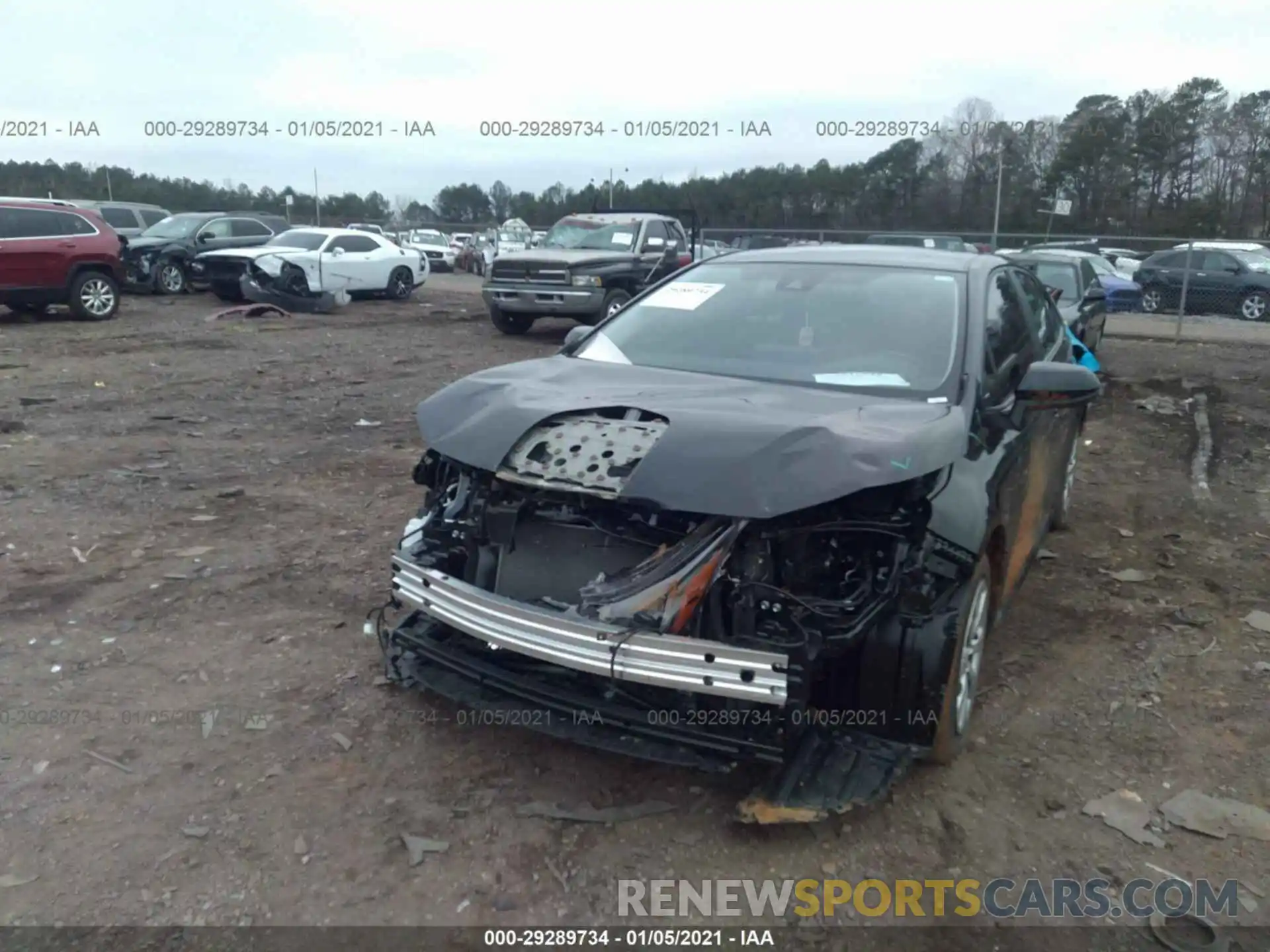 6 Фотография поврежденного автомобиля JTDEPMAE0MJ124238 TOYOTA COROLLA 2021